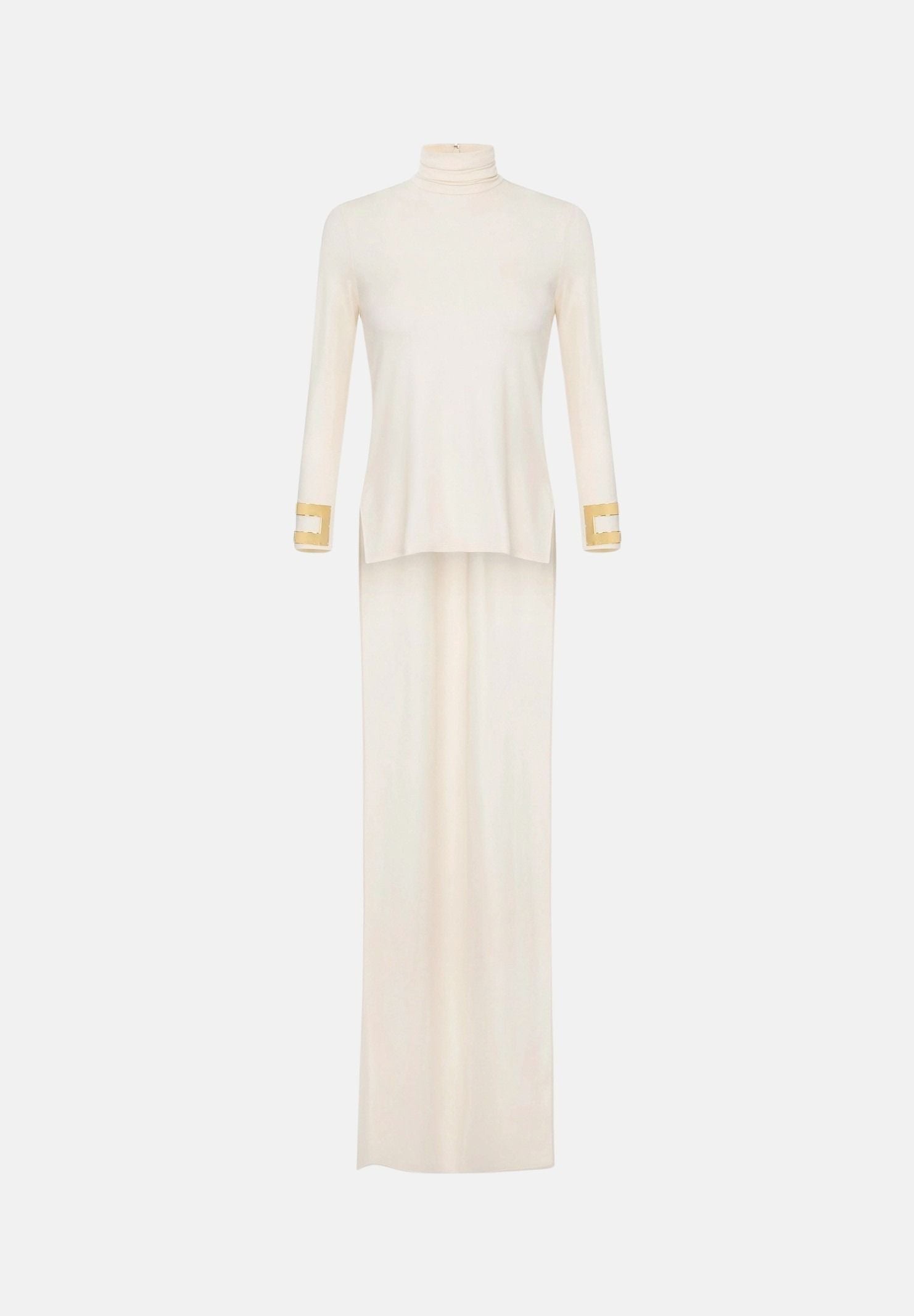 ELISABETTA FRANCHI Maglia MAGLIA IN JERSEY LUCIDO colore basico burro, beige donna. MD00467E2 193 ELISABETTA FRANCHI