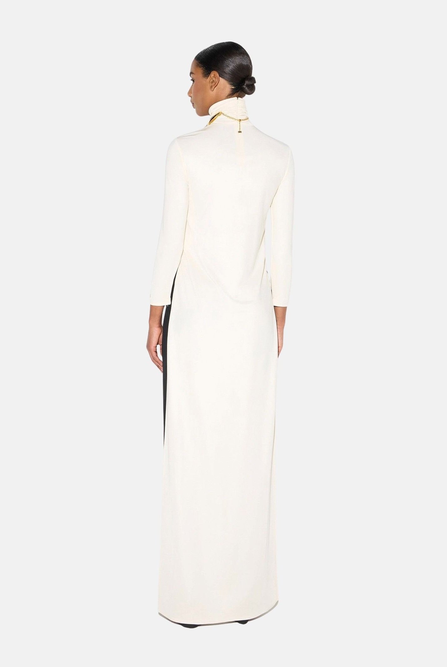 ELISABETTA FRANCHI Maglia MAGLIA IN JERSEY LUCIDO colore basico burro, beige donna. MD00467E2 193 ELISABETTA FRANCHI