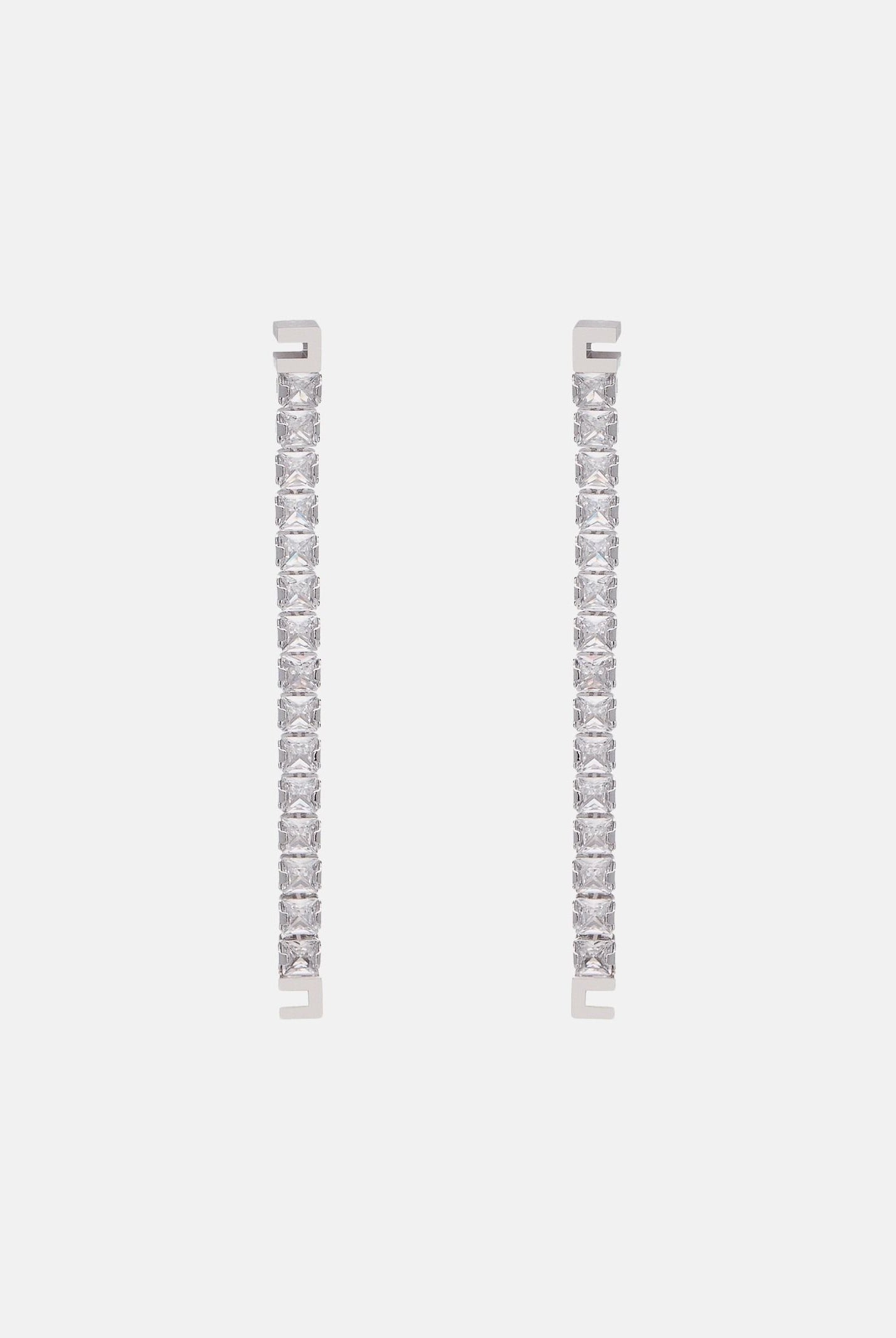 ELISABETTA FRANCHI Orecchini pendenti silver agento da donna con dettaglio logo OR36A66E2 346 ELISABETTA FRANCHI