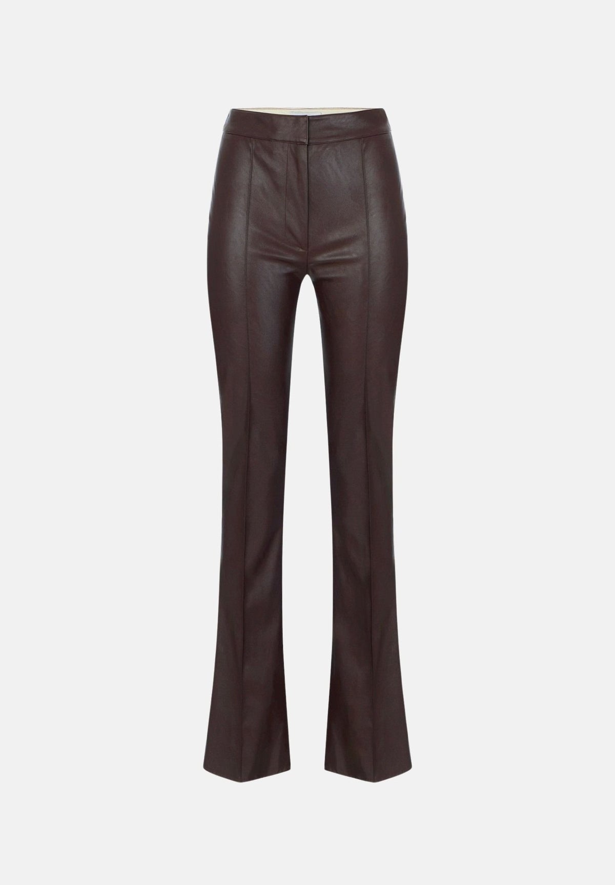 ELISABETTA FRANCHI Pantaloni in similpelle dark-choccolate marrone da donna PA18866E2 EV9 ELISABETTA FRANCHI