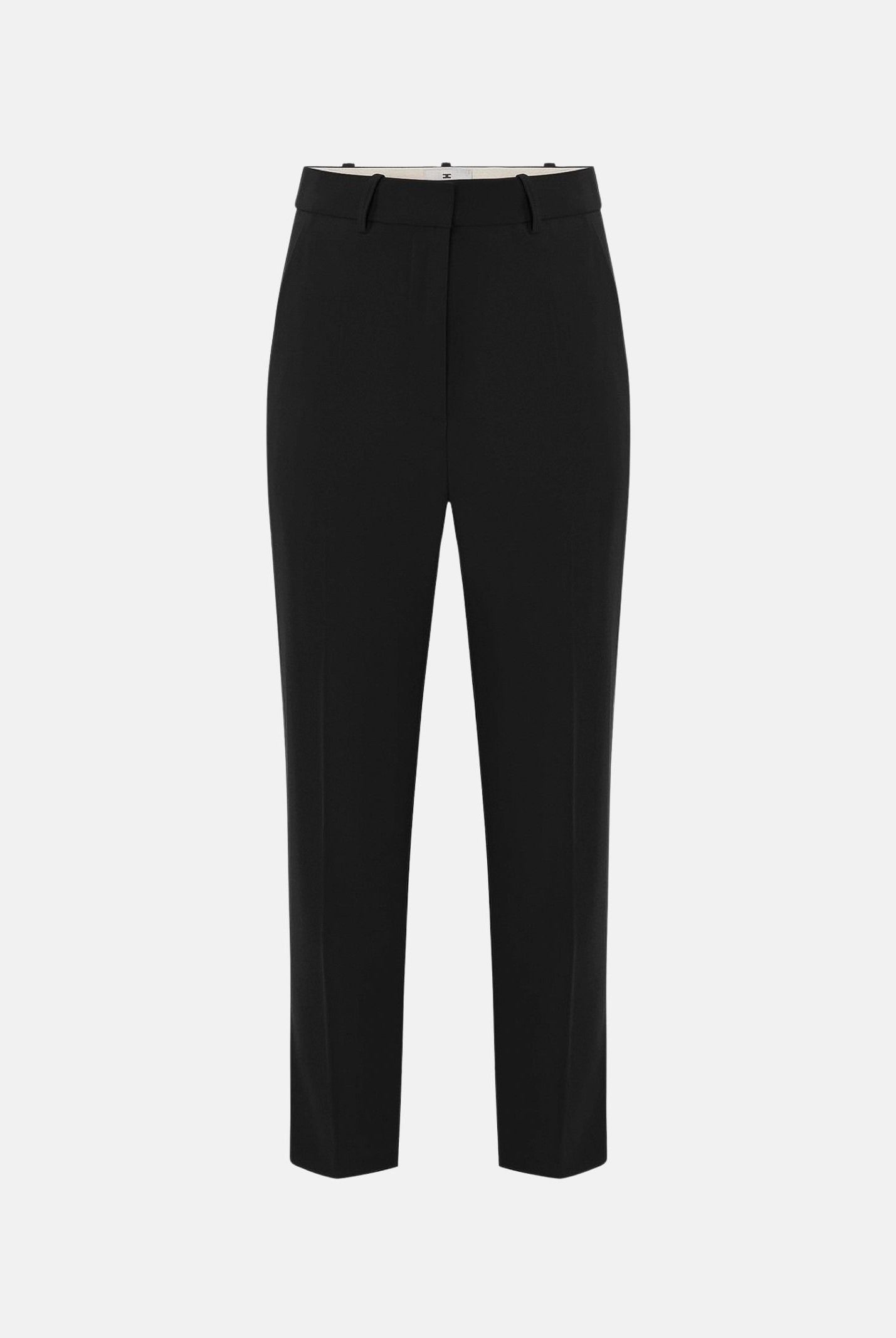 ELISABETTA FRANCHI Pantaloni neri da donna con linea sartoriale e gamba affusolata. PA20966E2 110 ELISABETTA FRANCHI