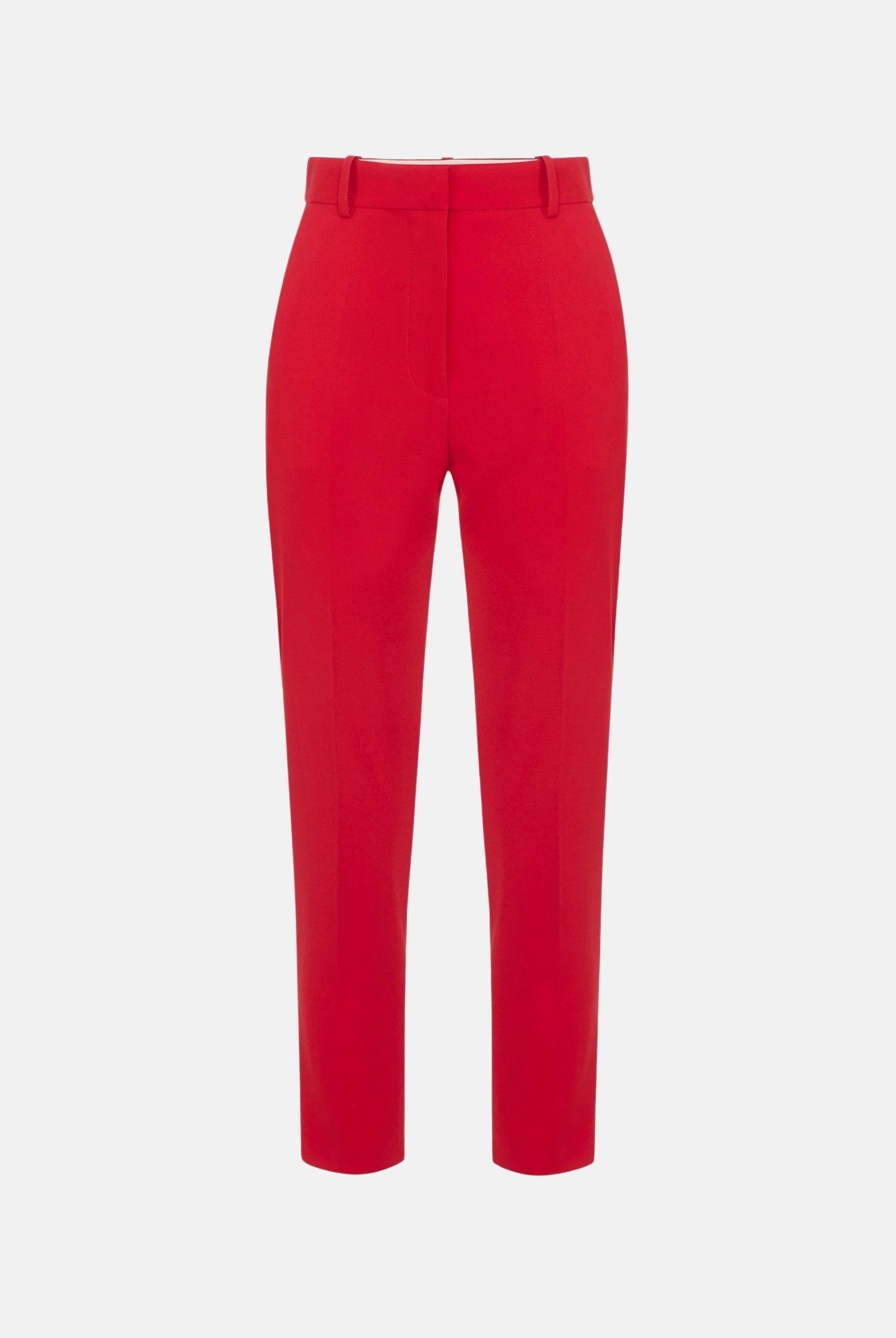 ELISABETTA FRANCHI Pantaloni in crêpe leggero Red Passion - Rosso Donna. PA20966E2 CG5 ELISABETTA FRANCHI