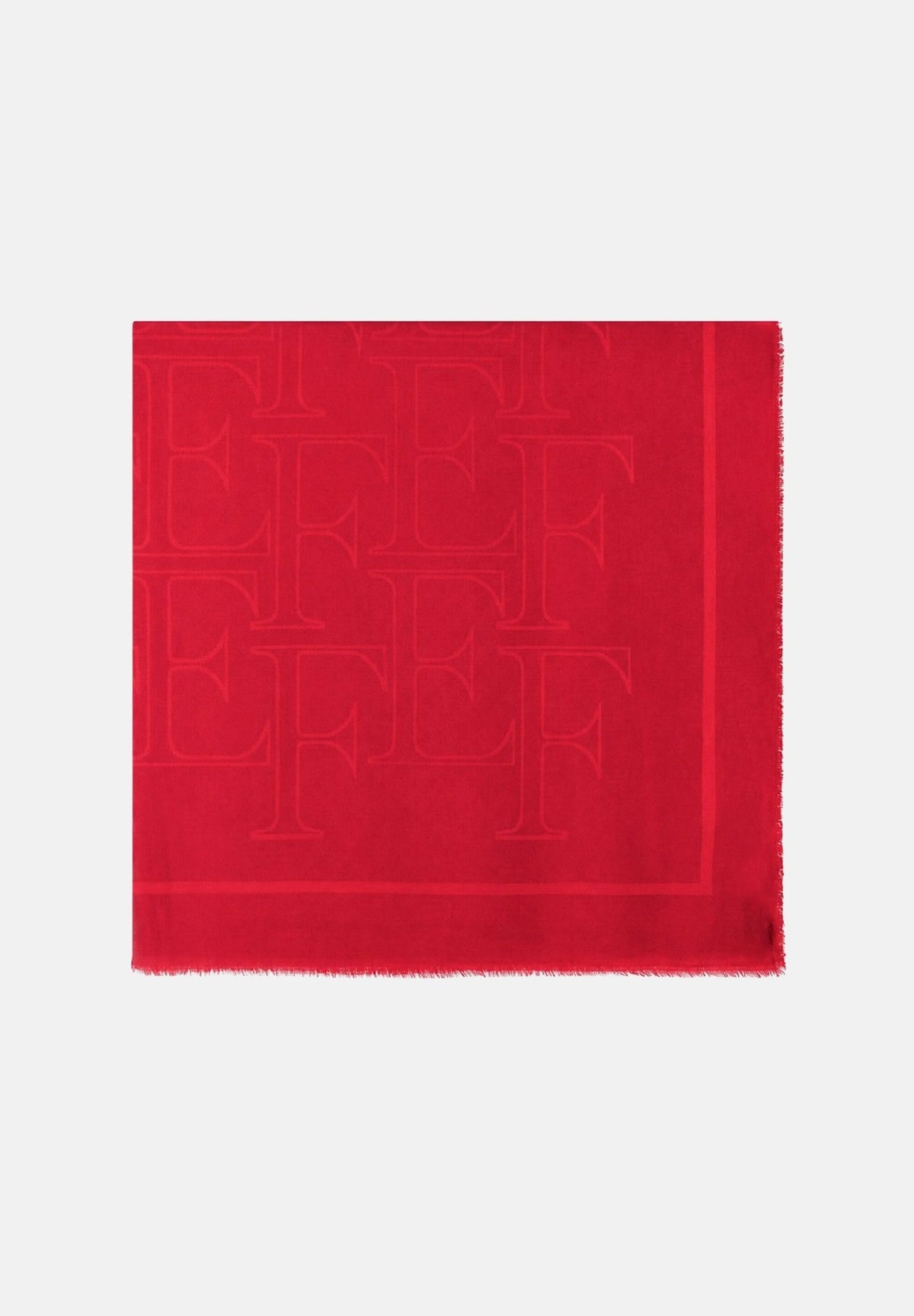 ELISABETTA FRANCHI Foulard in viscosa red passion rosso da donna <BR/> SC02F66E2 CG5 ELISABETTA FRANCHI