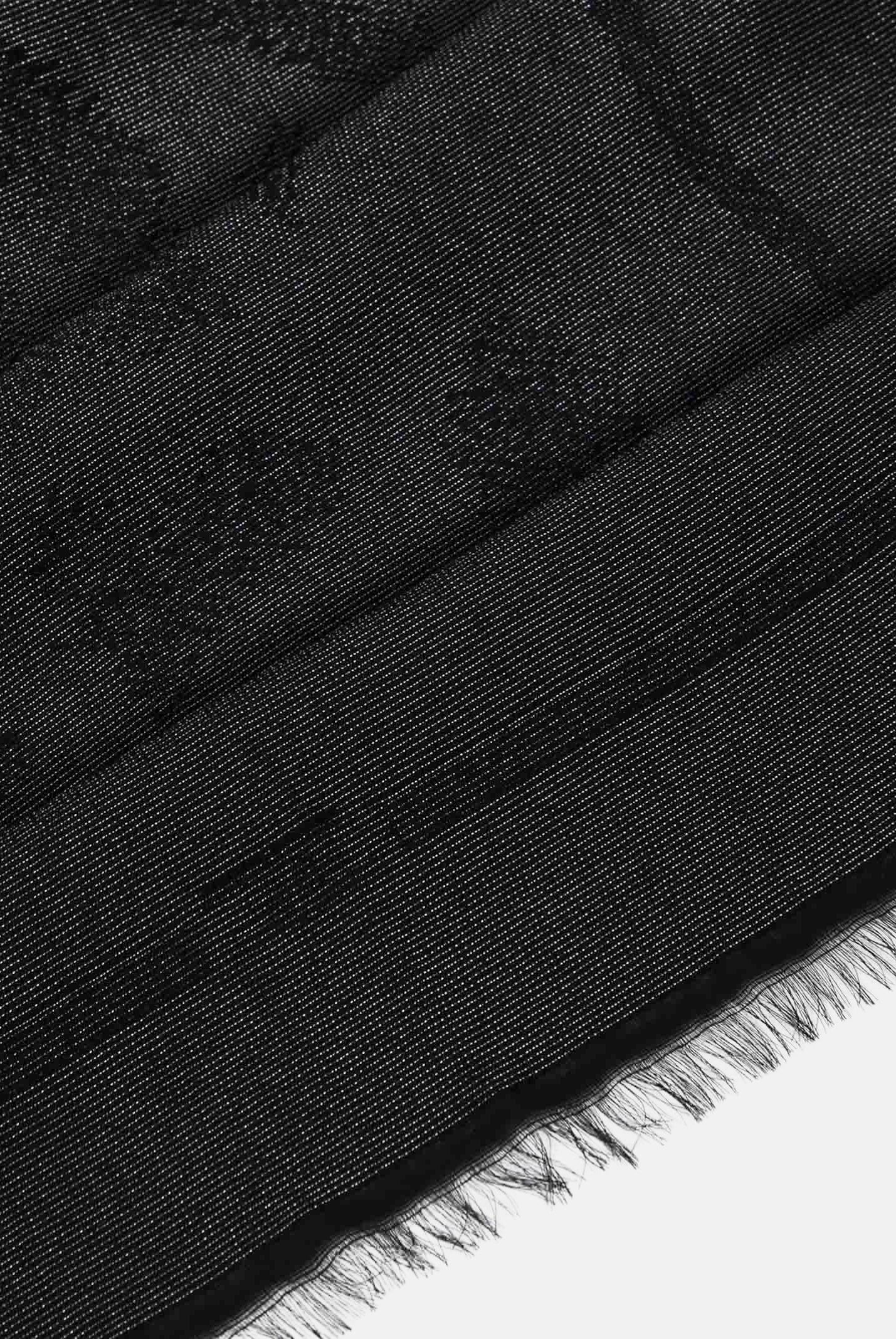 ELISABETTA FRANCHI Foulard nero da donna con monogram jacquard all-over SC06F67E2 110 ELISABETTA FRANCHI