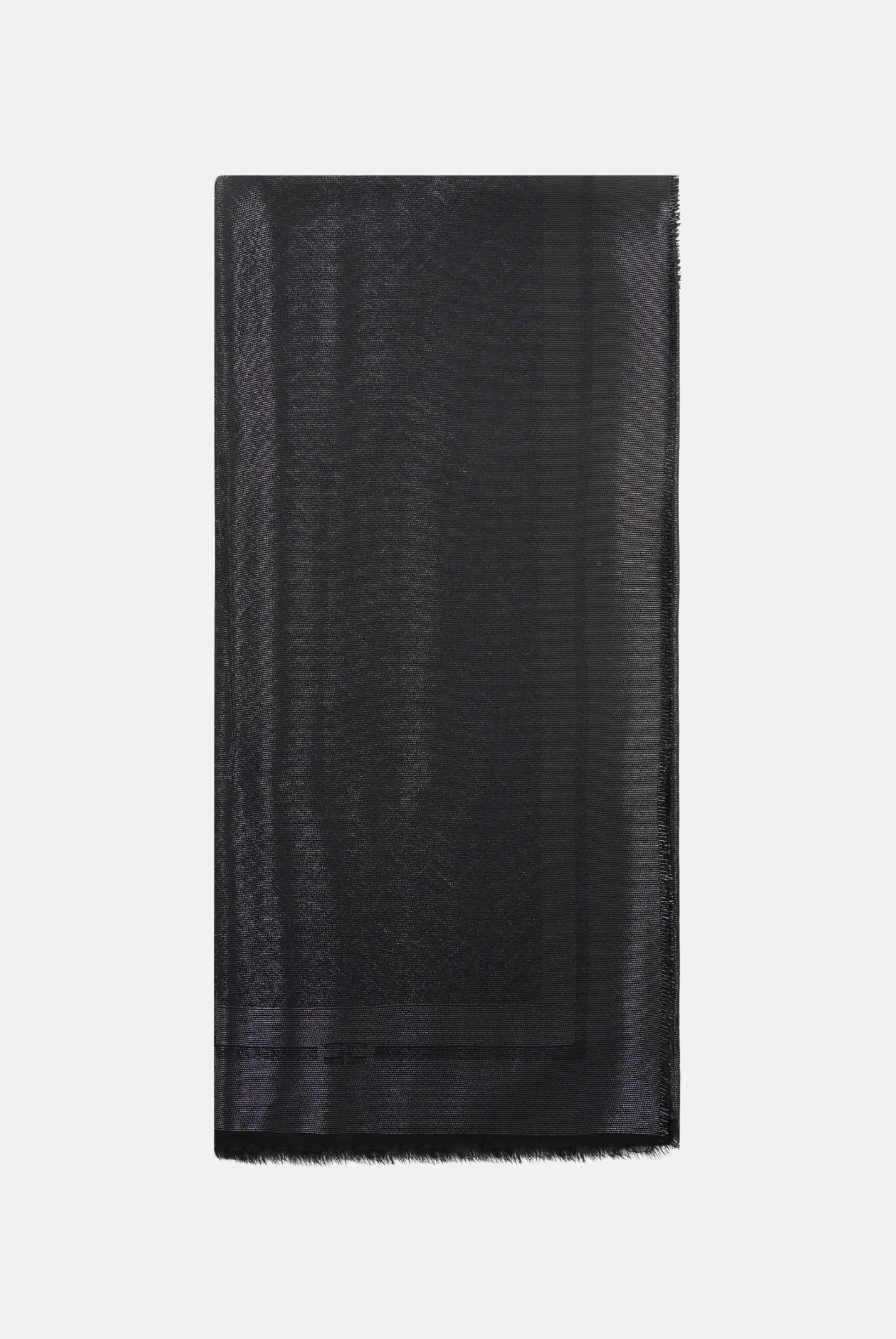 ELISABETTA FRANCHI Pashmina nera da donna con logo SC12F56E2 110 ELISABETTA FRANCHI