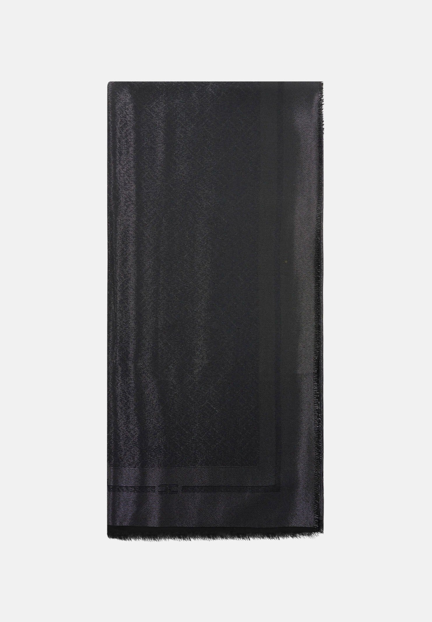 ELISABETTA FRANCHI Pashmina nera da donna con logo SC12F56E2 110 ELISABETTA FRANCHI