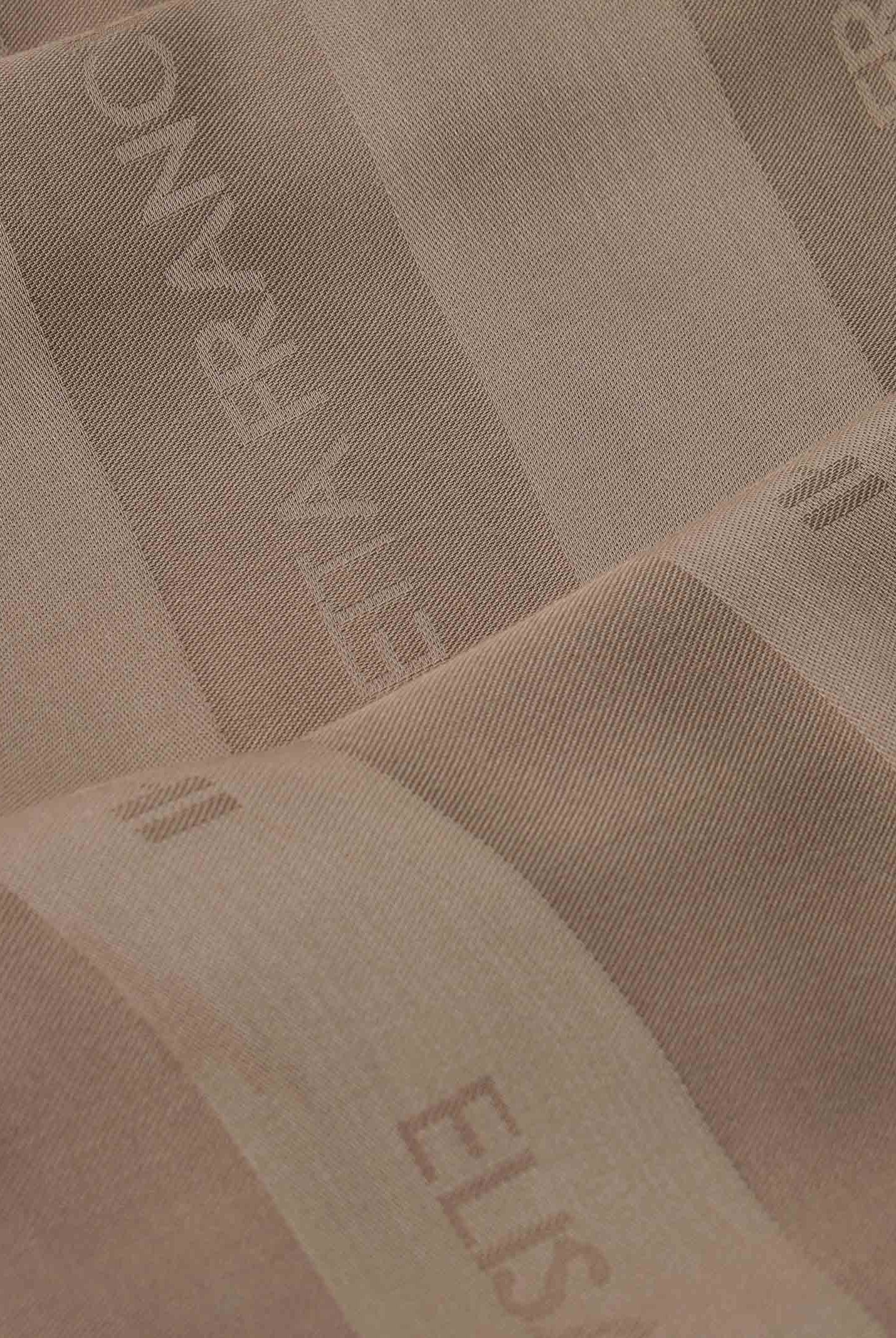 ELISABETTA FRANCHI Pashmina argilla da donna con logo SC14F61E2 229 ELISABETTA FRANCHI