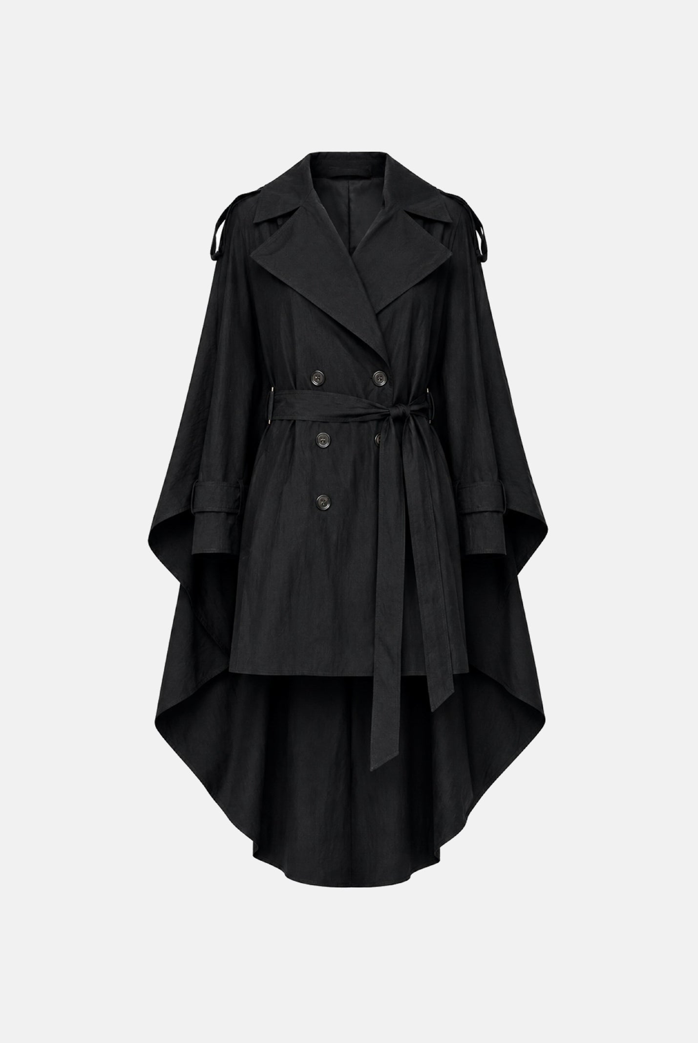 ELISABETTA FRANCHI Trench lungo Nero Donna. SP01068E2 110 ELISABETTA FRANCHI