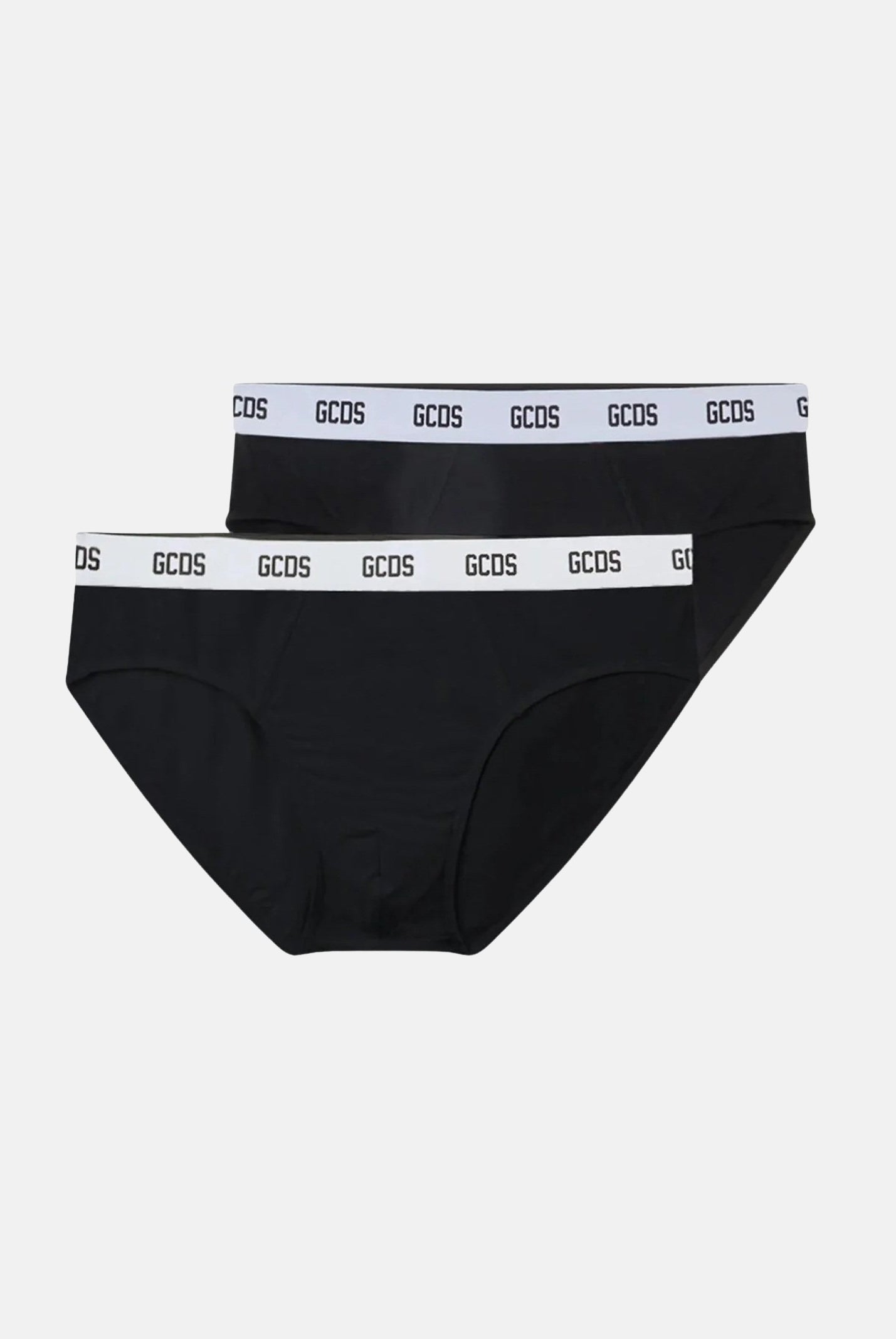 GCDS Slip (2 paia) neri da uomo con elastico logato A2EM3703UW1 99 GCDS