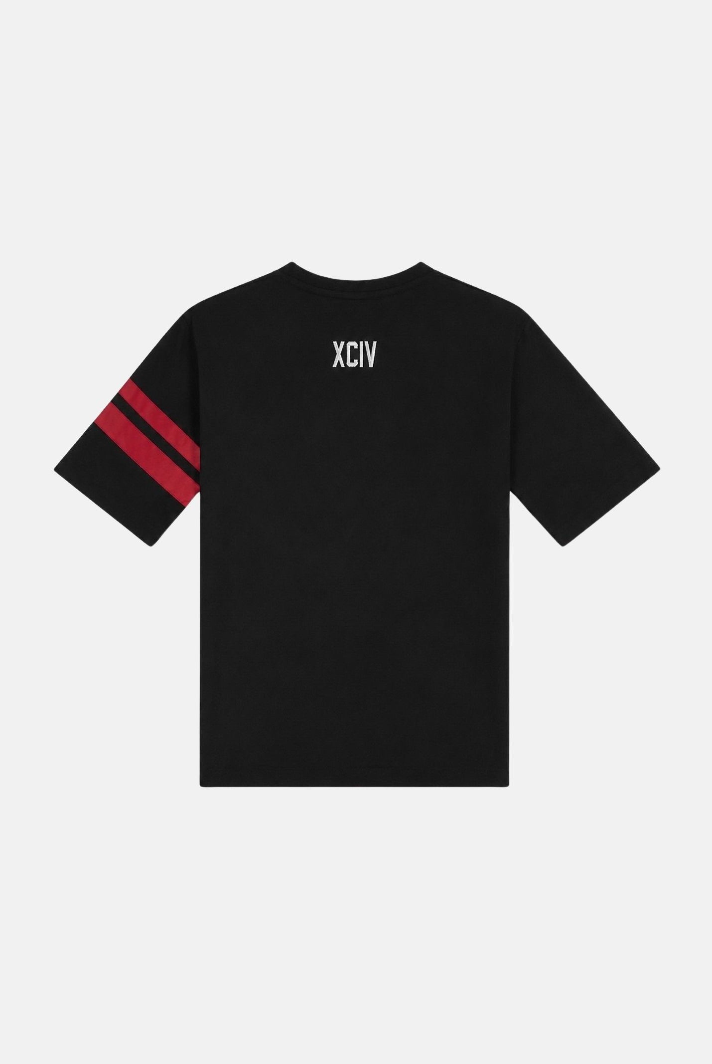 GCDS T-shirt manica corta LOGO Black-Red per donna, ragazzi e bambini Z0UJQC592J105 999R GCDS