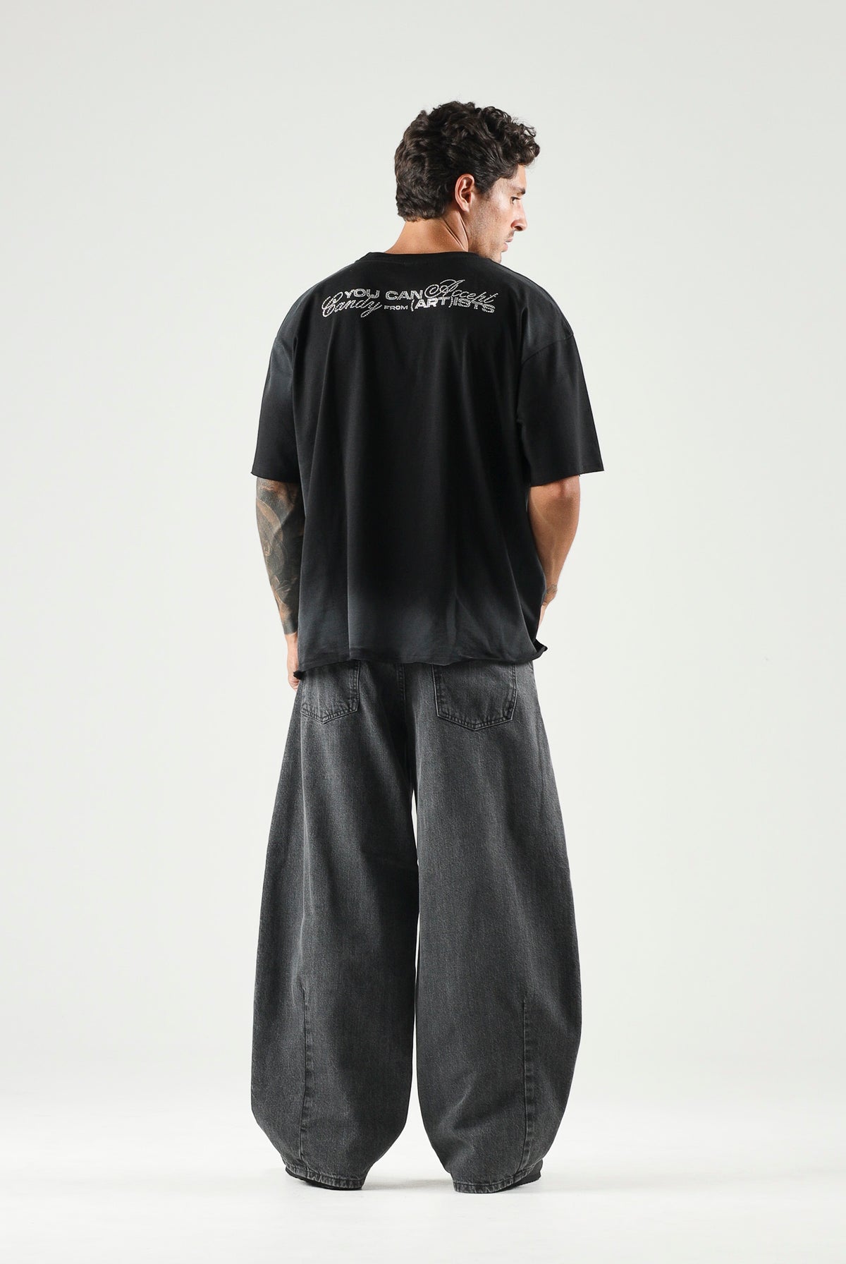 I'M BRIAN Jeans Balloon nero da uomo BALLL2126 LAV2126 I'M BRIAN