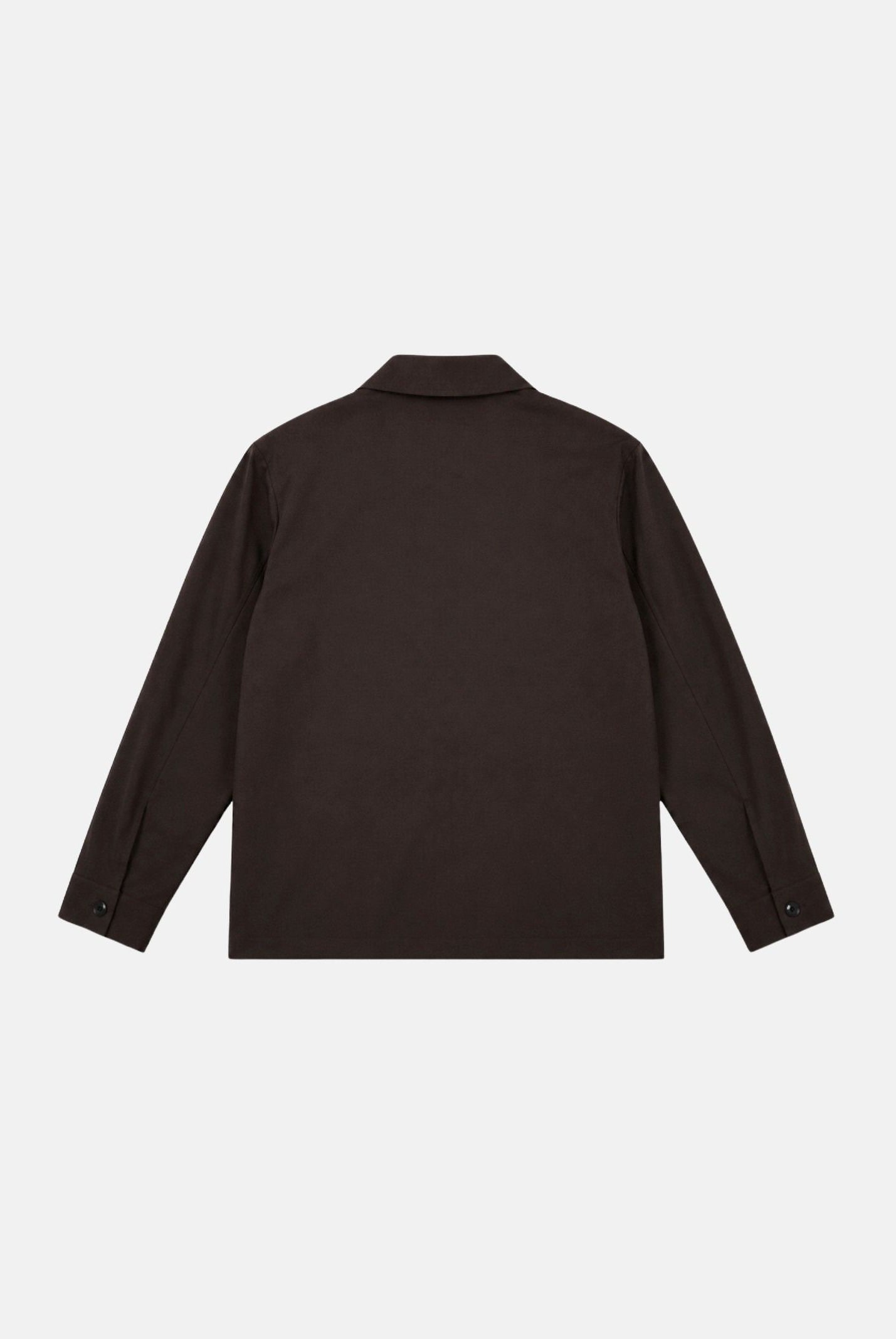 I'M BRIAN Camicia moro-marrone da uomo con tasca frontale con cerniera. CA3825 020 I'M BRIAN