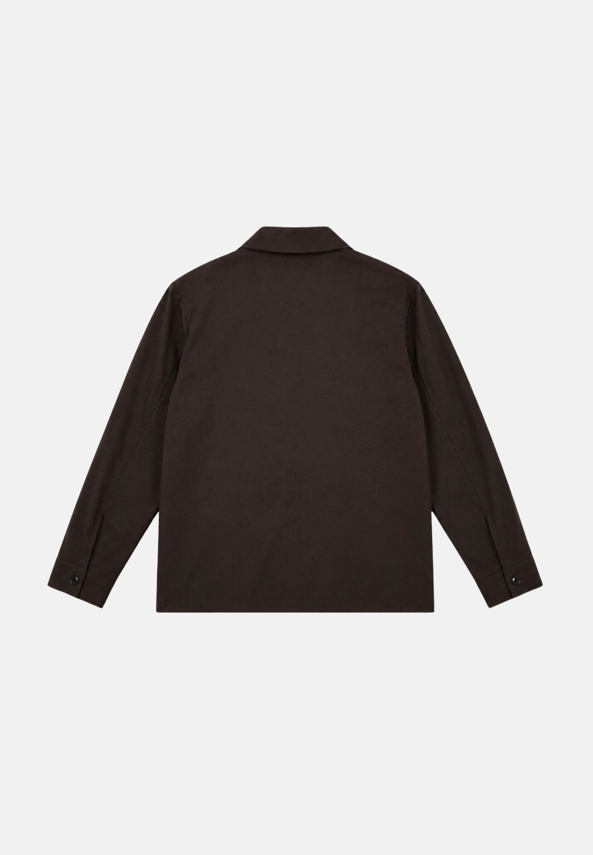 I'M BRIAN Camicia manica lunga moro-marrone da uomo con tasca frontale con cerniera. CA3825 020 I'M BRIAN
