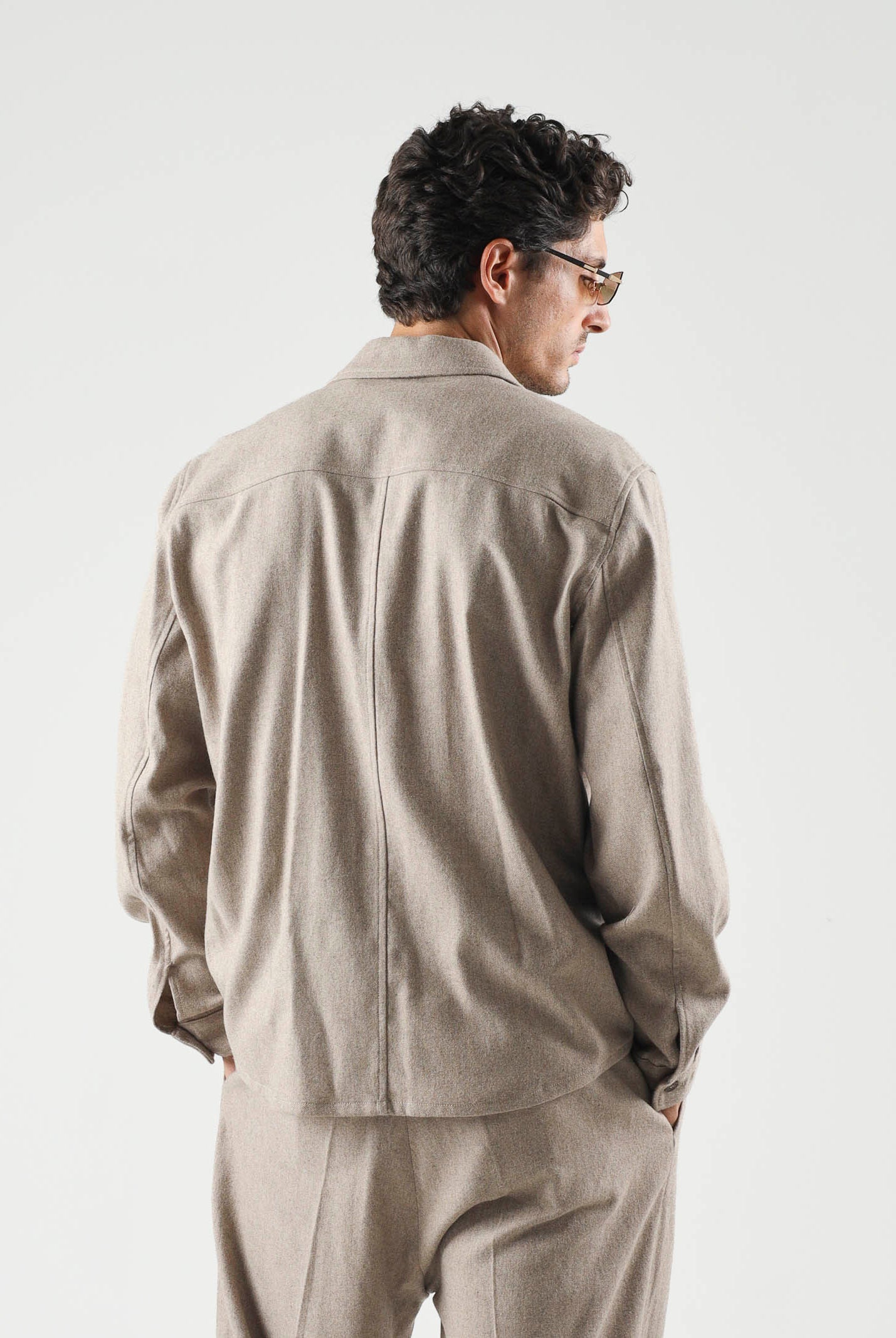 I'M BRIAN Camicia CAMICIA OVERSHIRT beige beige, colore basico beige, uomo. CA3829 0025 I'M BRIAN
