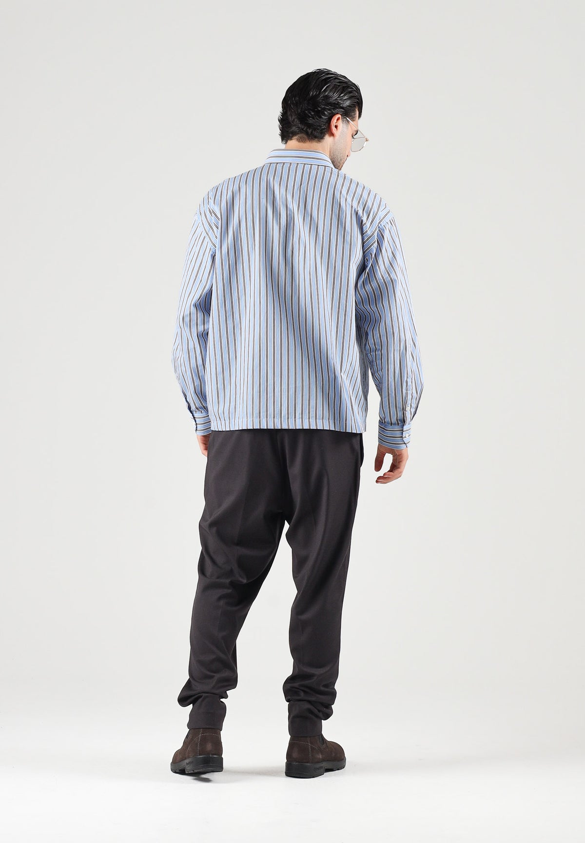 I'M BRIAN Camicia manica lunga celeste per uomo con taschino applicato e colletto classico. CA3841 CEL I'M BRIAN