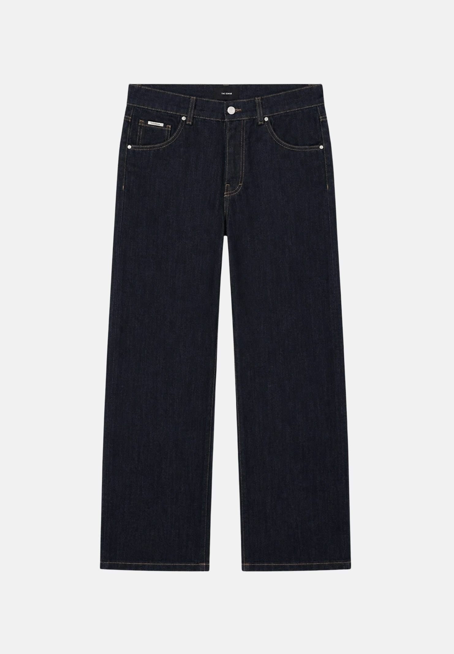 I'M BRIAN Jeans gamba dritta nero da uomo con classica costruzione cinque tasche. ERIKL2526 LAV2526 I'M BRIAN