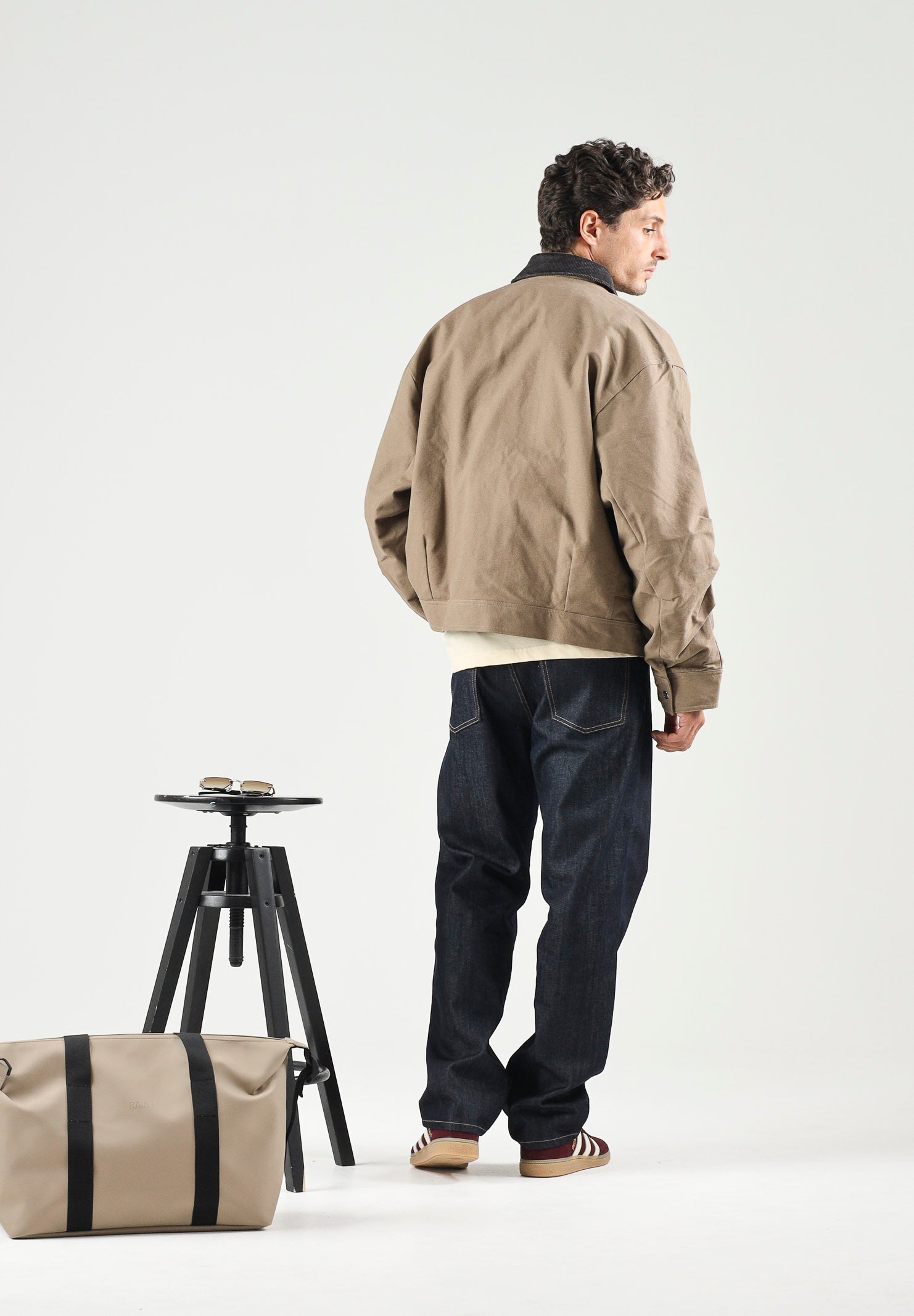 I'M BRIAN Jeans gamba dritta nero da uomo con classica costruzione cinque tasche. ERIKL2526 LAV2526 I'M BRIAN