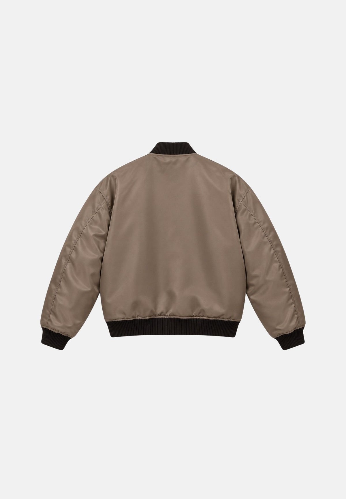 I'M BRIAN Giubbotto-bomber marrone da uomo con tasche e bordi elasticizzati. GIU3873 0025 I'M BRIAN