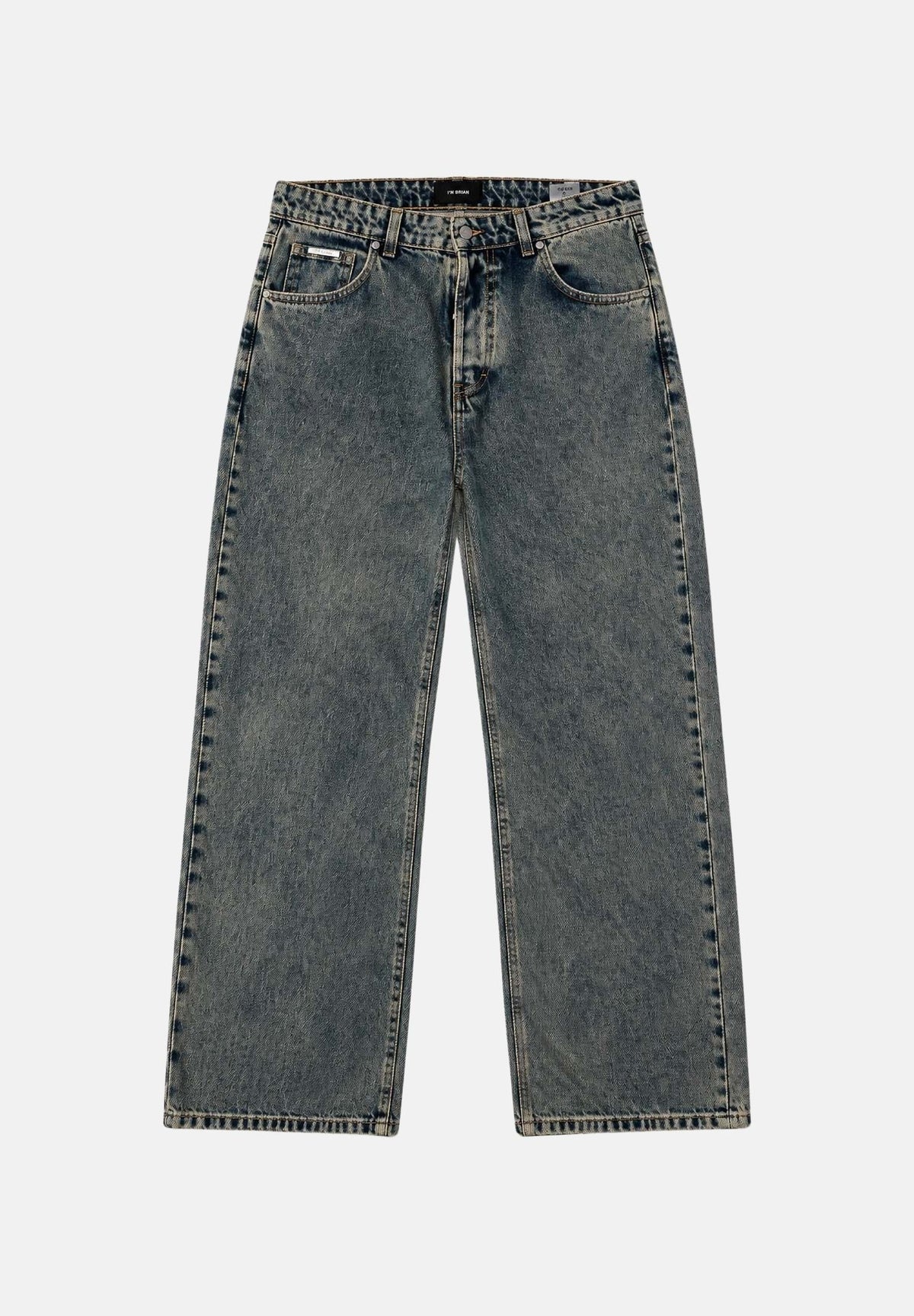 I'M BRIAN Jeans JASON lavaggio grigio denim da uomo JASONL2626 LAV2626 I'M BRIAN