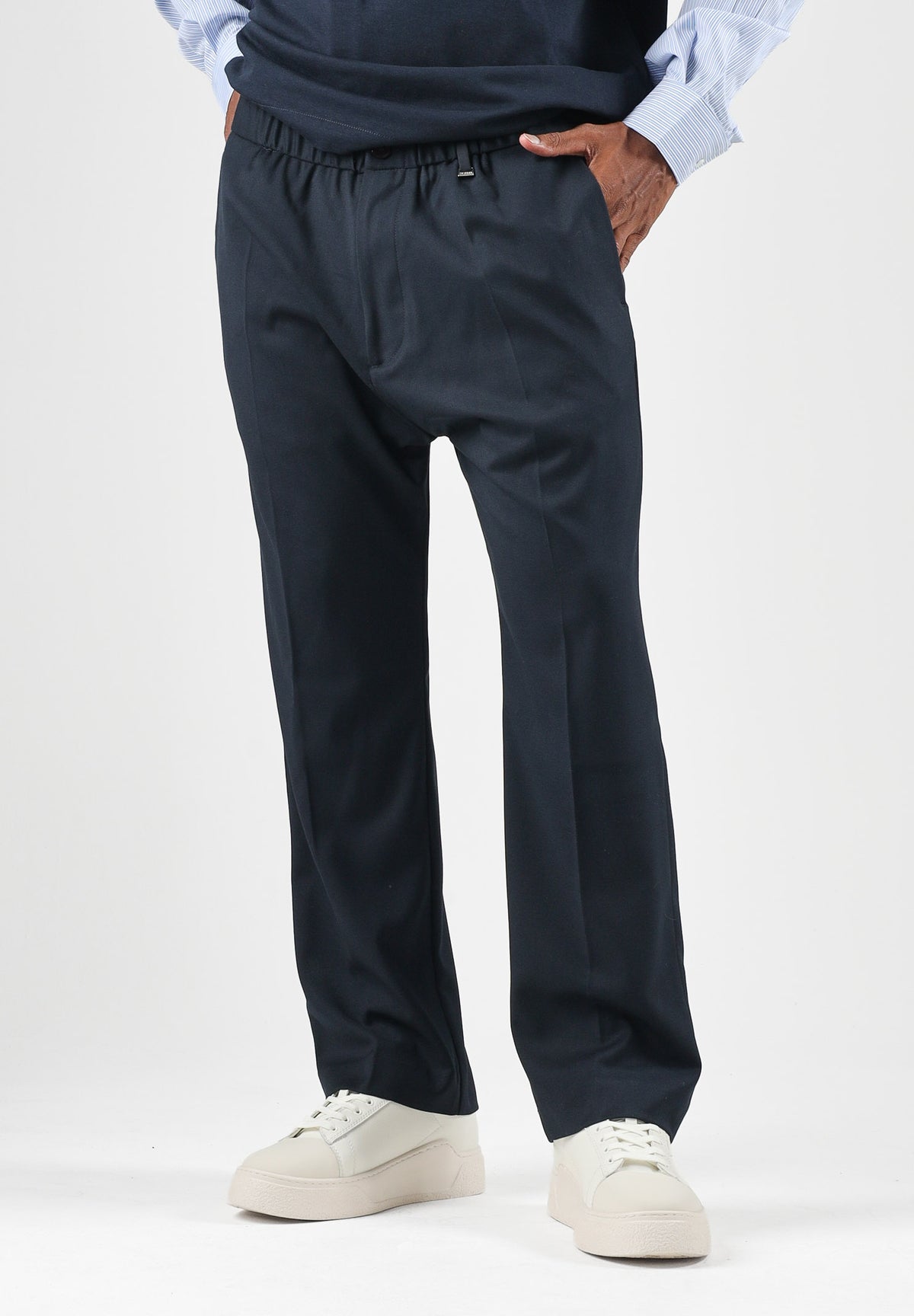 I'M BRIAN Pantaloni RELAXED blu scuro da uomo PA3889 005 I'M BRIAN