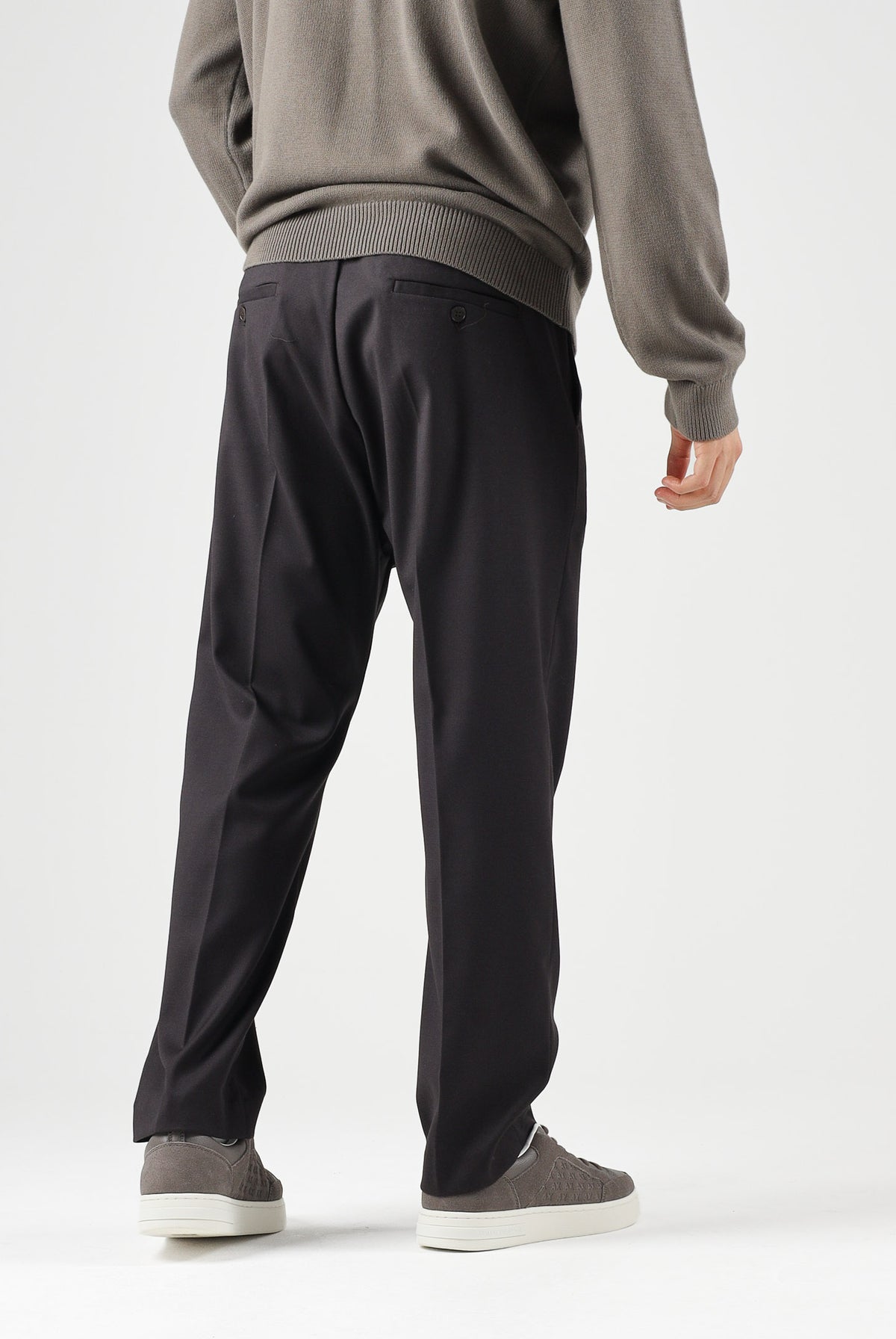I'M BRIAN Pantaloni moro-marrone per uomo con vita elasticizzata e coulisse. PA3889 020 I'M BRIAN