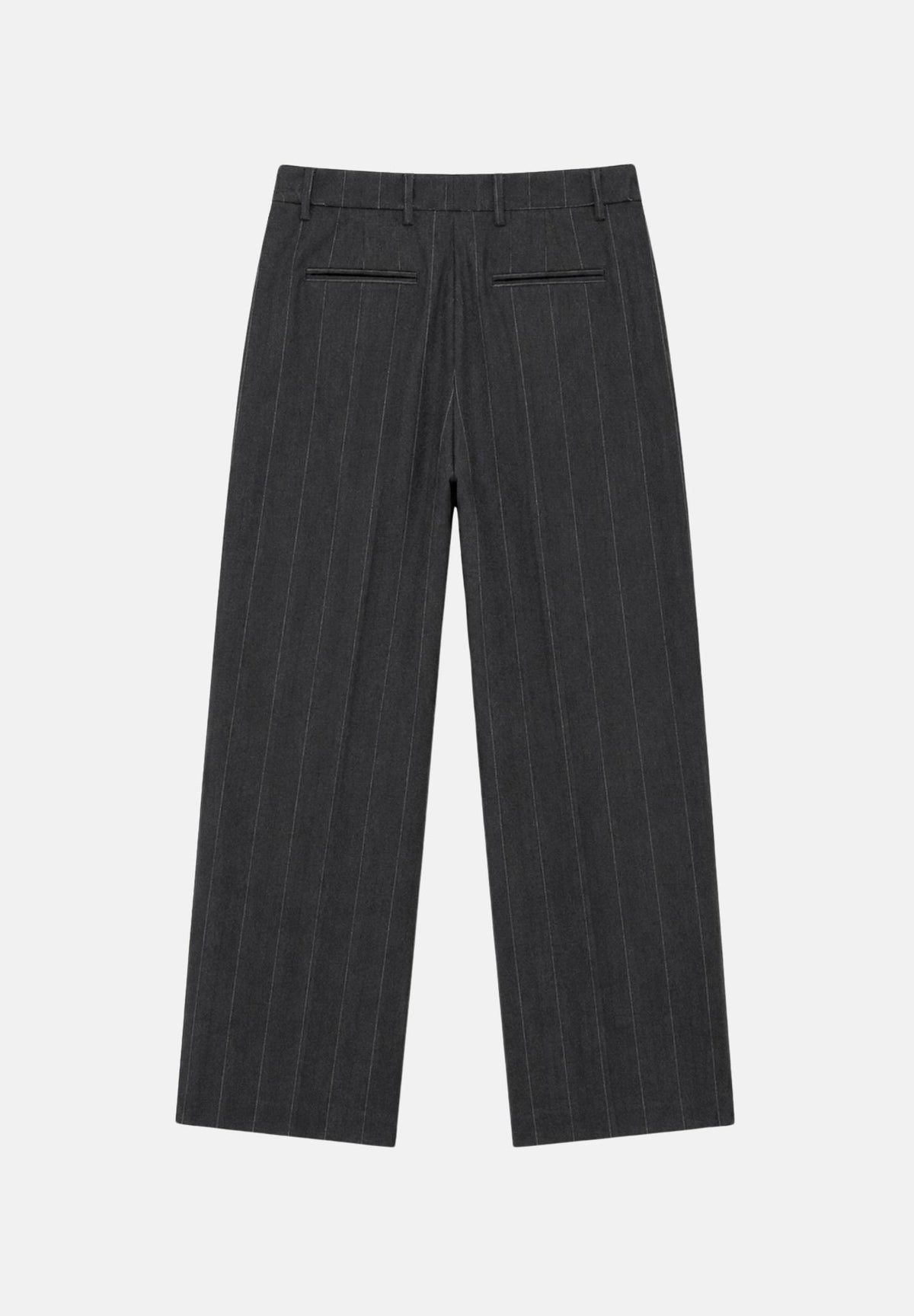 I'M BRIAN Pantaloni grigi da uomo con motivo gessato a righe verticali. PA3908 GR I'M BRIAN