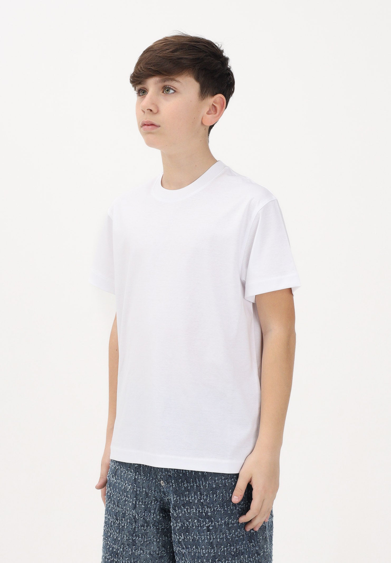 I'M BRIAN T-shirt a manica corta bianca da bambino TS3742J 002 I'M BRIAN