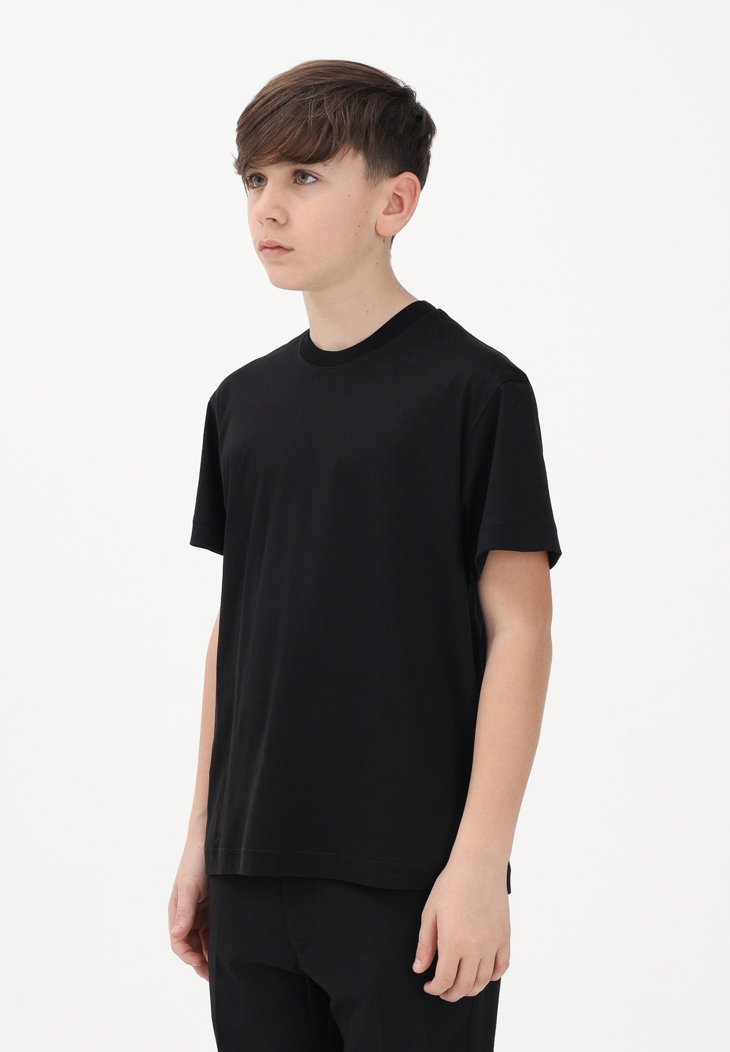 I'M BRIAN T-shirt a manica corta nera da bambino TS3742J 009 I'M BRIAN