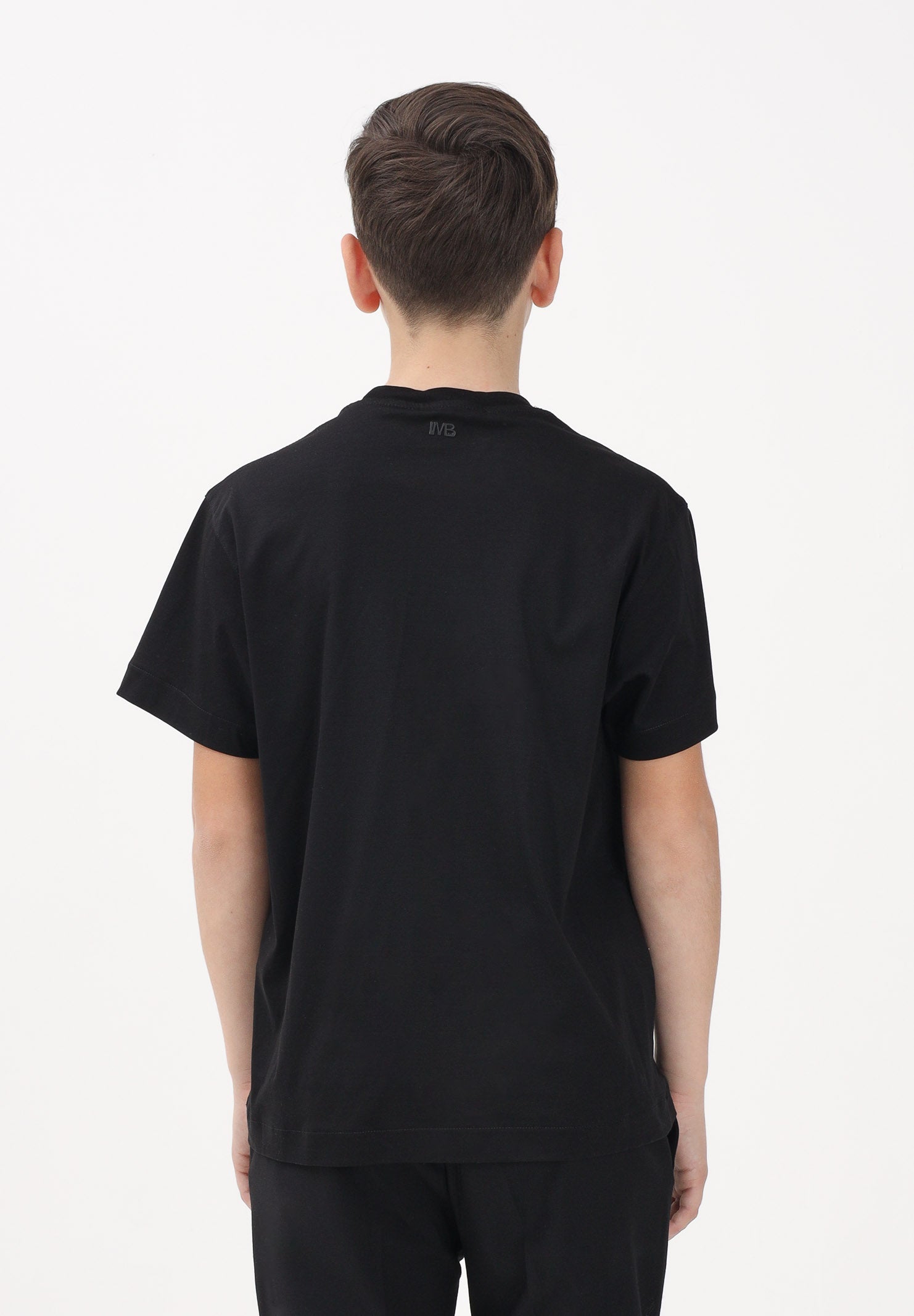 I'M BRIAN T-shirt a manica corta nera da bambino TS3742J 009 I'M BRIAN