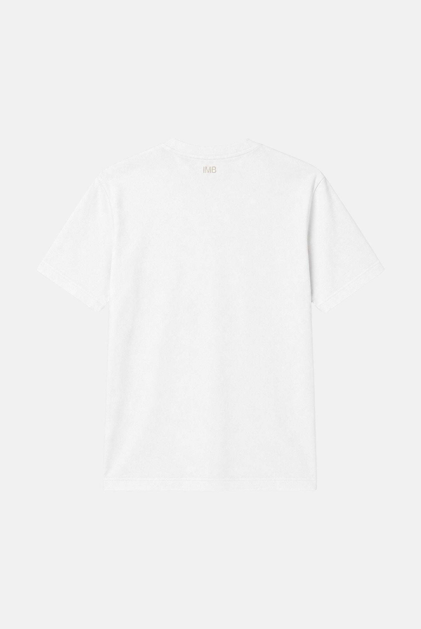 I'M BRIAN T-shirt girocollo bianca da uomo a tinta unita TS3930 002 I'M BRIAN