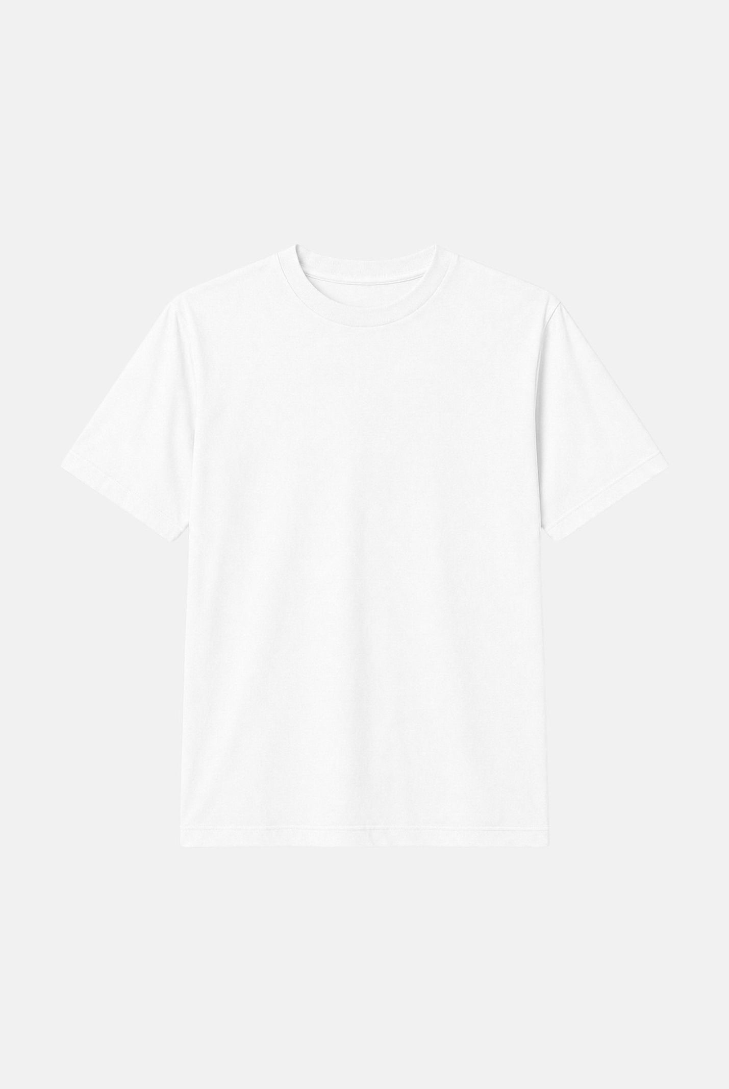 I'M BRIAN T-shirt girocollo bianca da uomo a tinta unita TS3930 002 I'M BRIAN