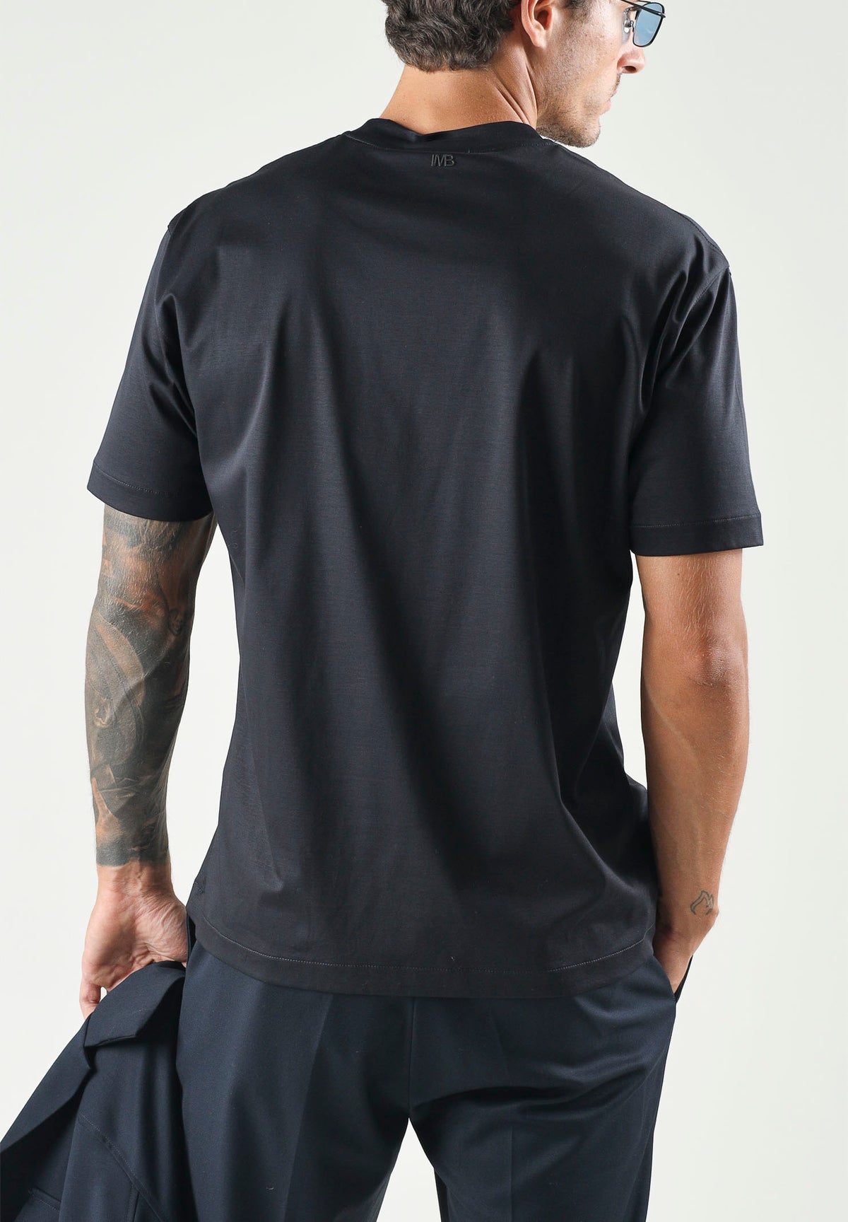 I'M BRIAN T-shirt manica corta basic girocollo blu da uomo TS3930 005 I'M BRIAN
