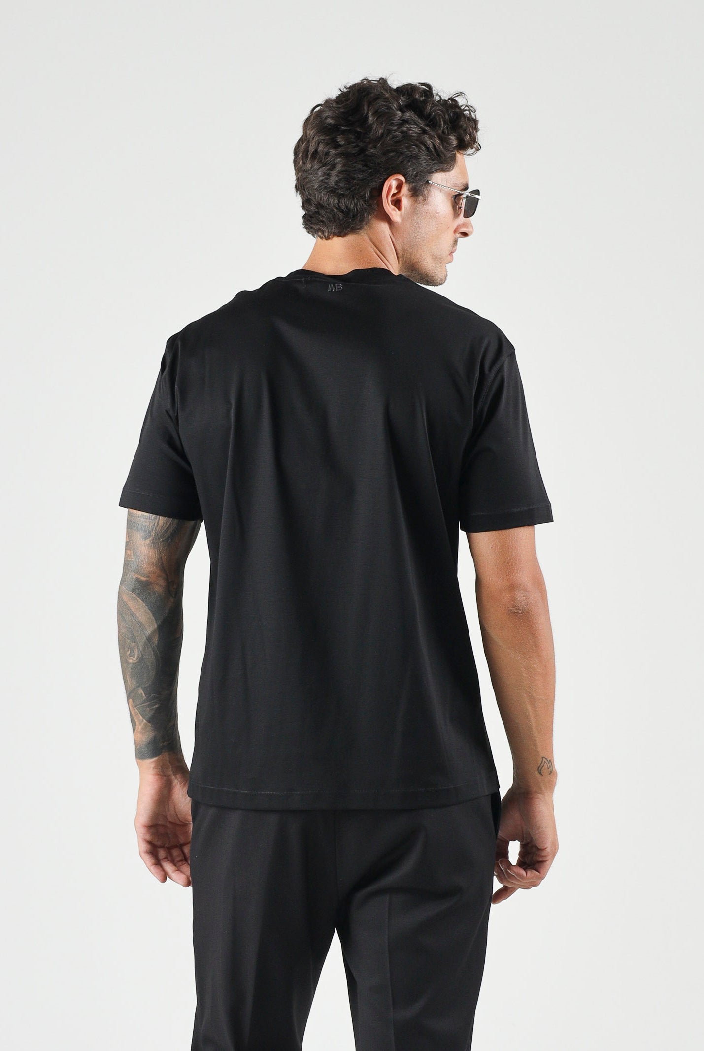 I'M BRIAN T-shirt basic girocollo nero da uomo TS3930 009 I'M BRIAN