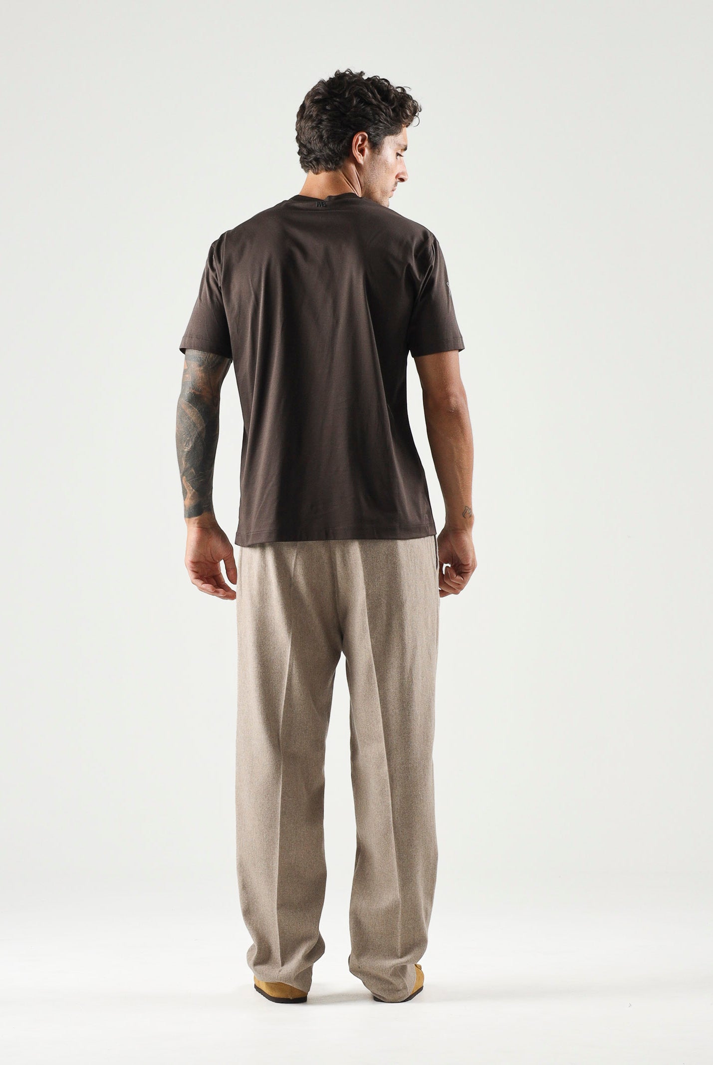I'M BRIAN T-shirt moro-marrone girocollo da uomo TS3930 020 I'M BRIAN