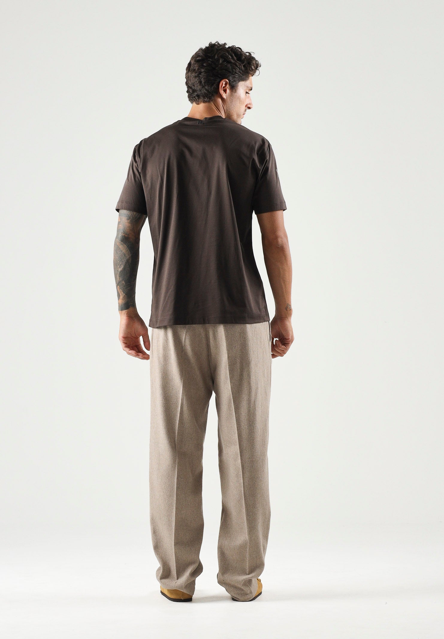 I'M BRIAN T-shirt moro-marrone girocollo da uomo TS3930 020 I'M BRIAN