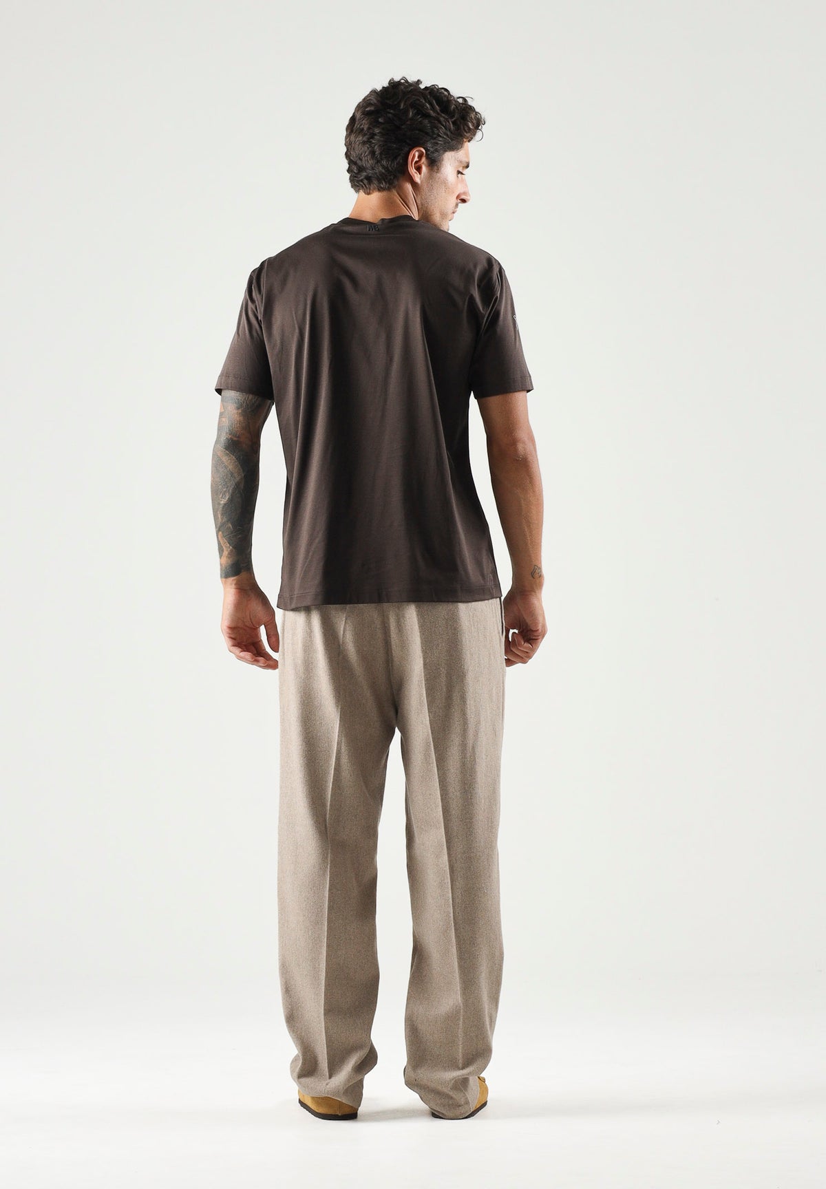 I'M BRIAN T-shirt manica corta moro-marrone girocollo da uomo TS3930 020 I'M BRIAN