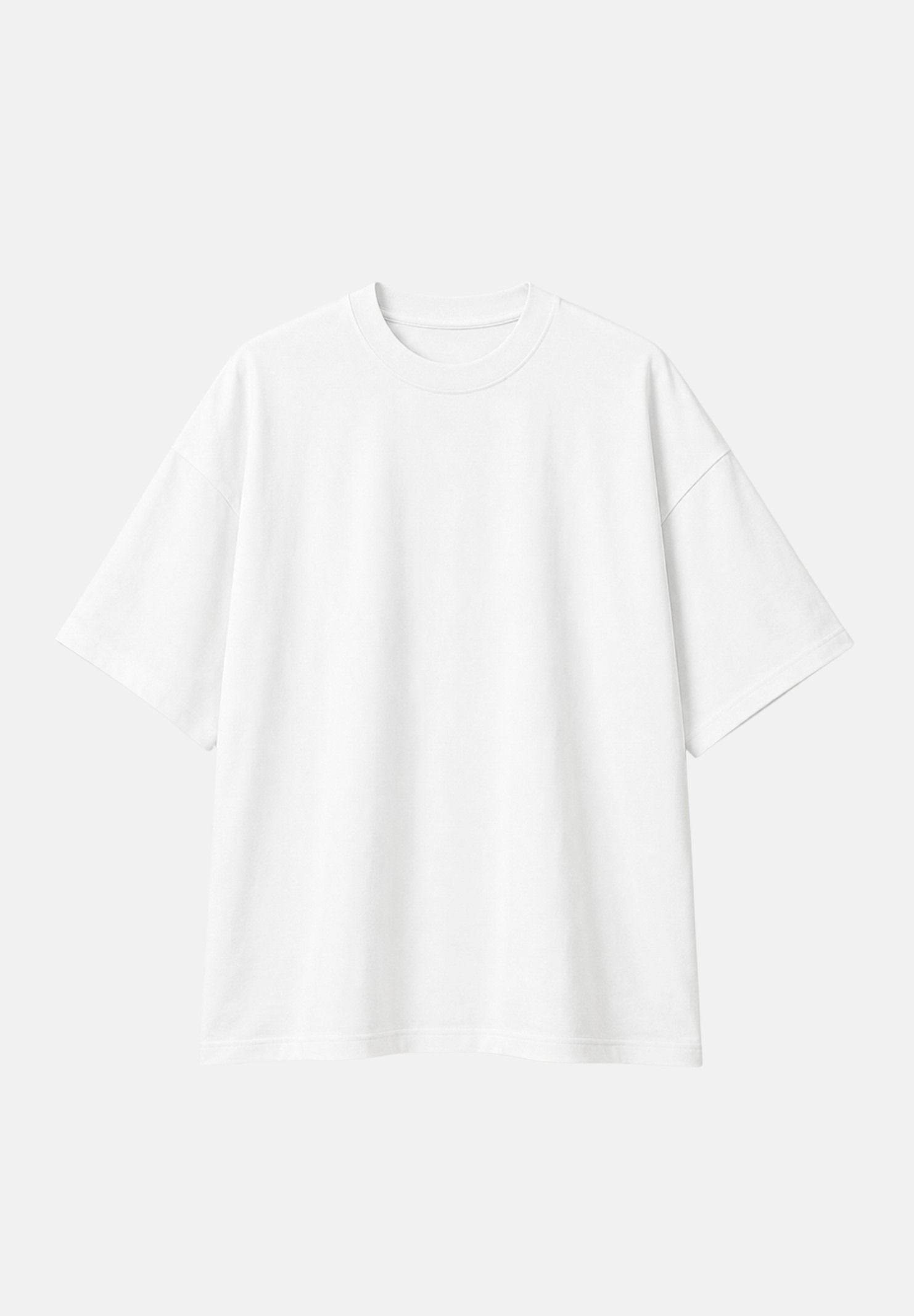 I'M BRIAN T-shirt girocollo bianca da uomo in tinta unita TS3931 002 I'M BRIAN