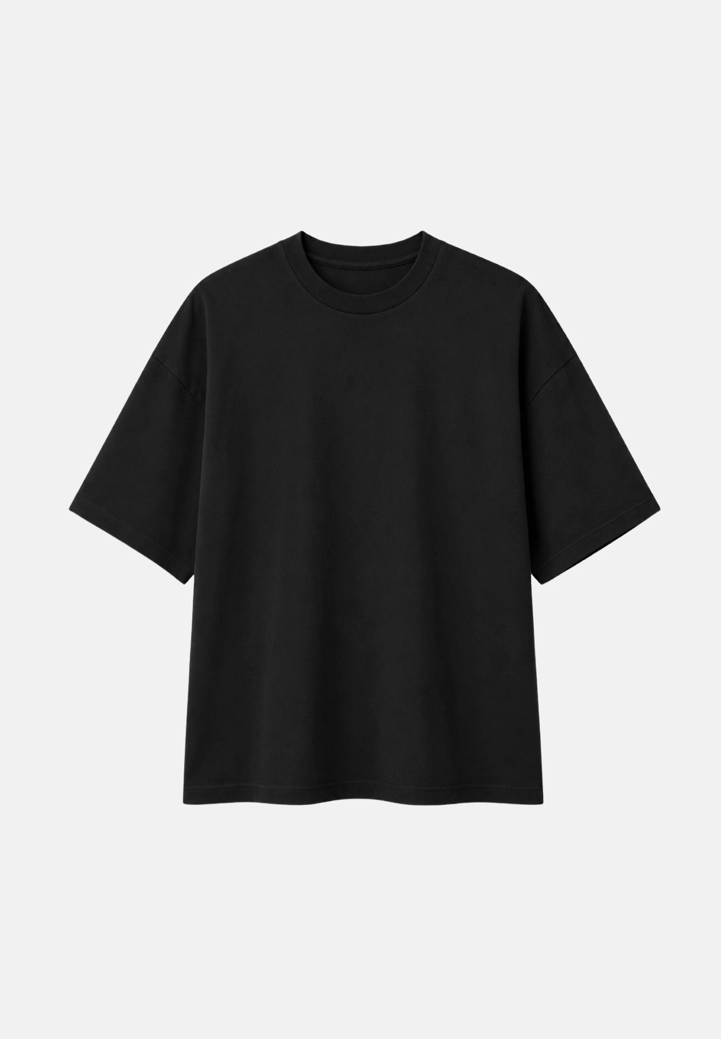 I'M BRIAN T-shirt girocollo nera da uomo in tinta unita TS3931 009 I'M BRIAN