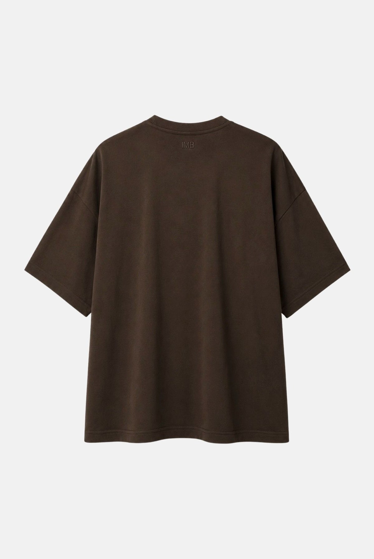 I'M BRIAN T-shirt manica corta girocollo OVERSIZE moro da uomo in tinta unita TS3931 020 I'M BRIAN