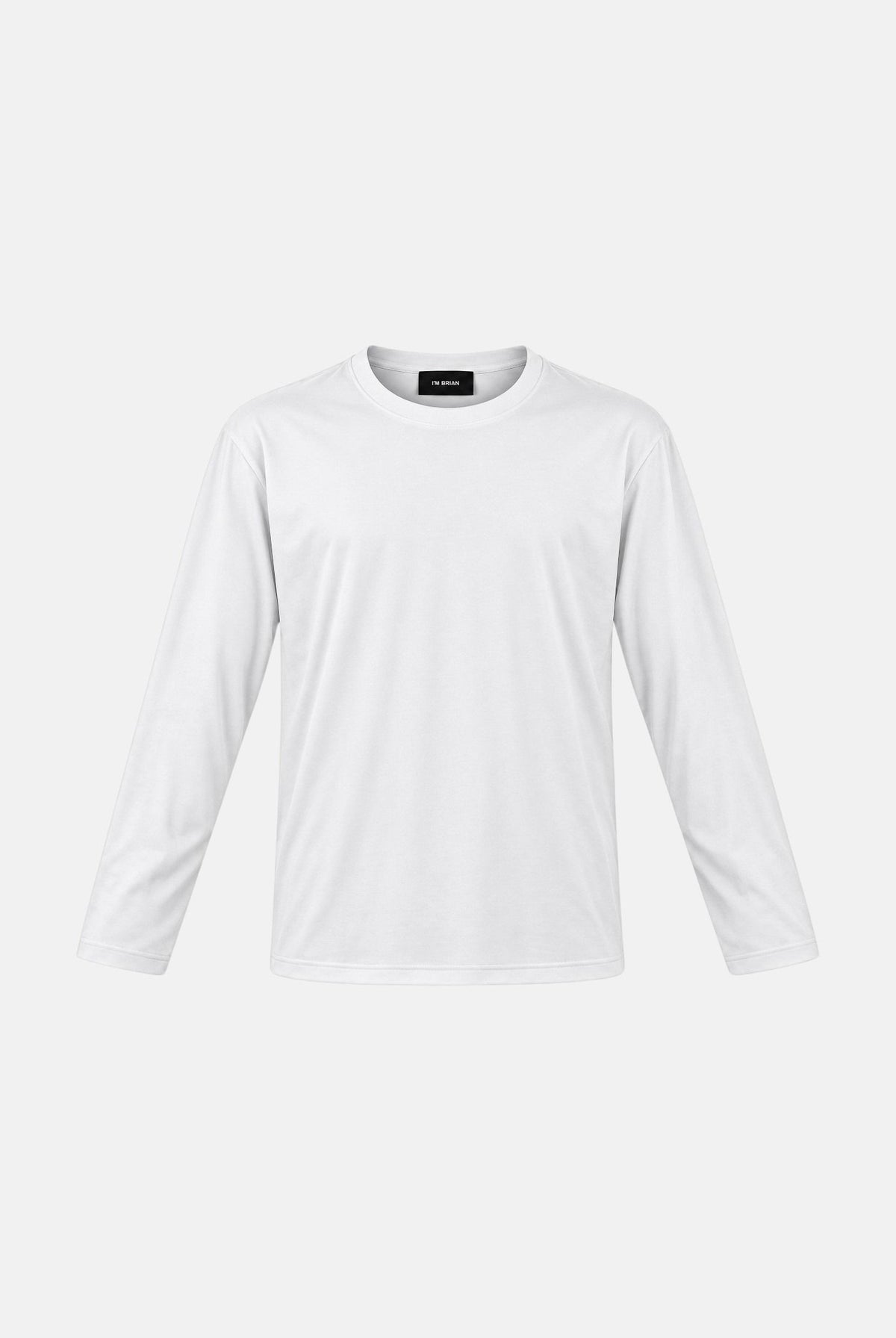 I'M BRIAN T-shirt manica lunga bianca da uomo TS3932 002 I'M BRIAN