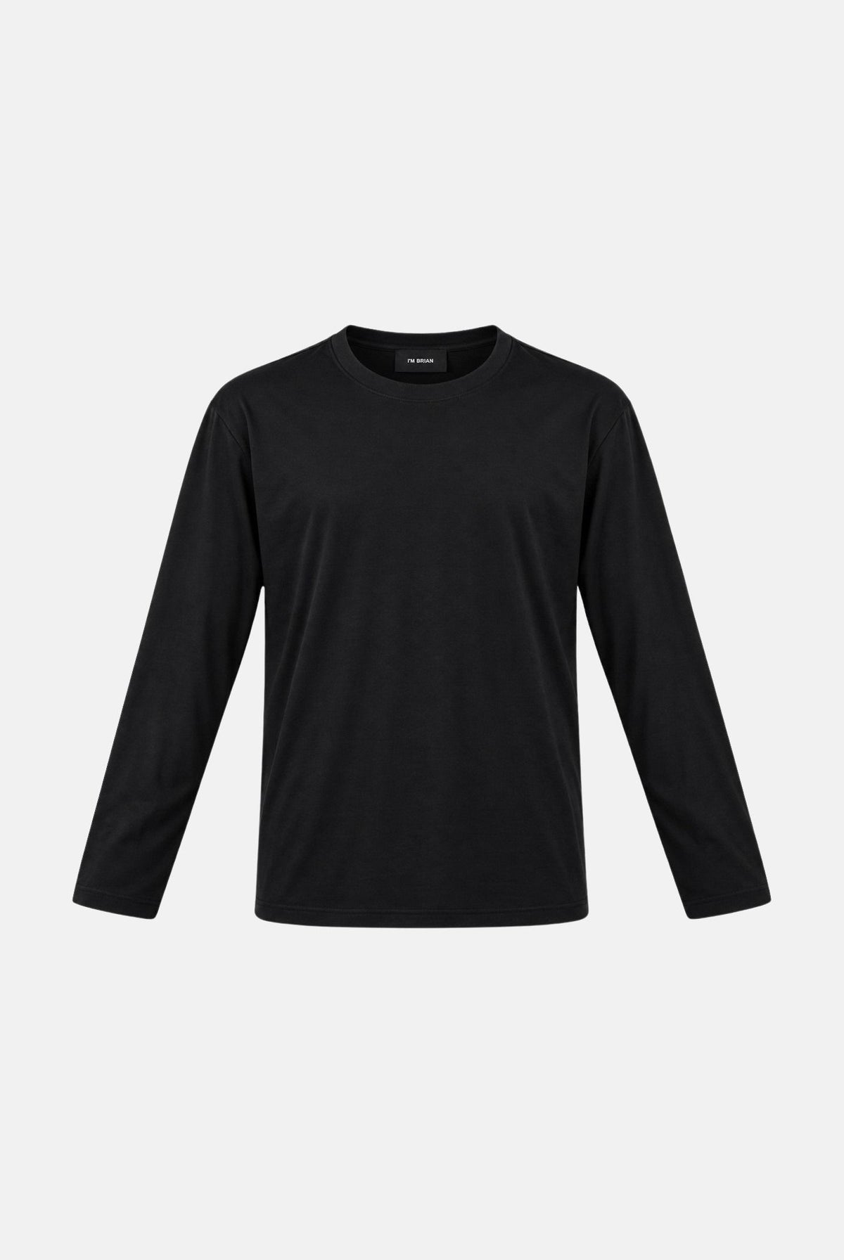 I'M BRIAN T-shirt manica lunga nera da uomo TS3932 009 I'M BRIAN