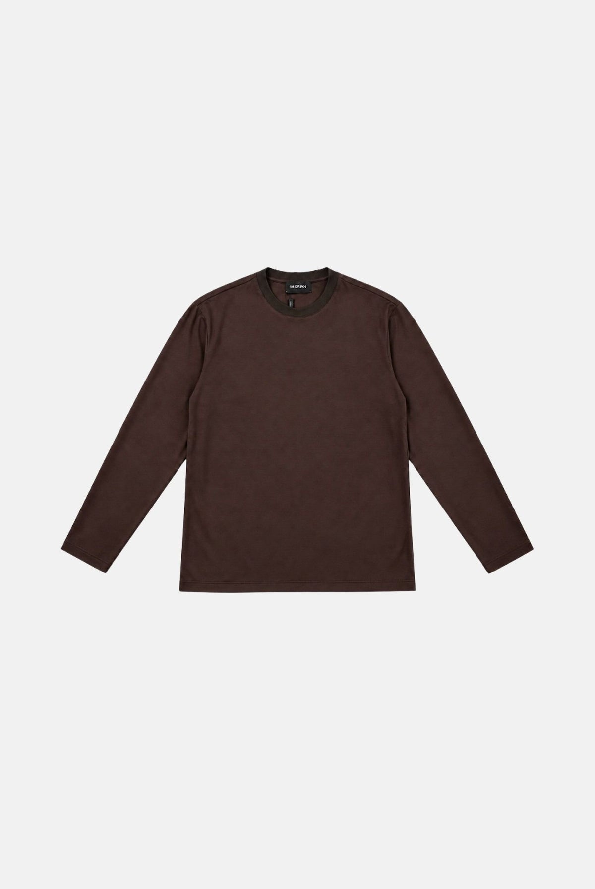 I'M BRIAN T-shirt manica lunga moro per uomo con design essenziale e vestibilità comoda. TS3932 020 I'M BRIAN