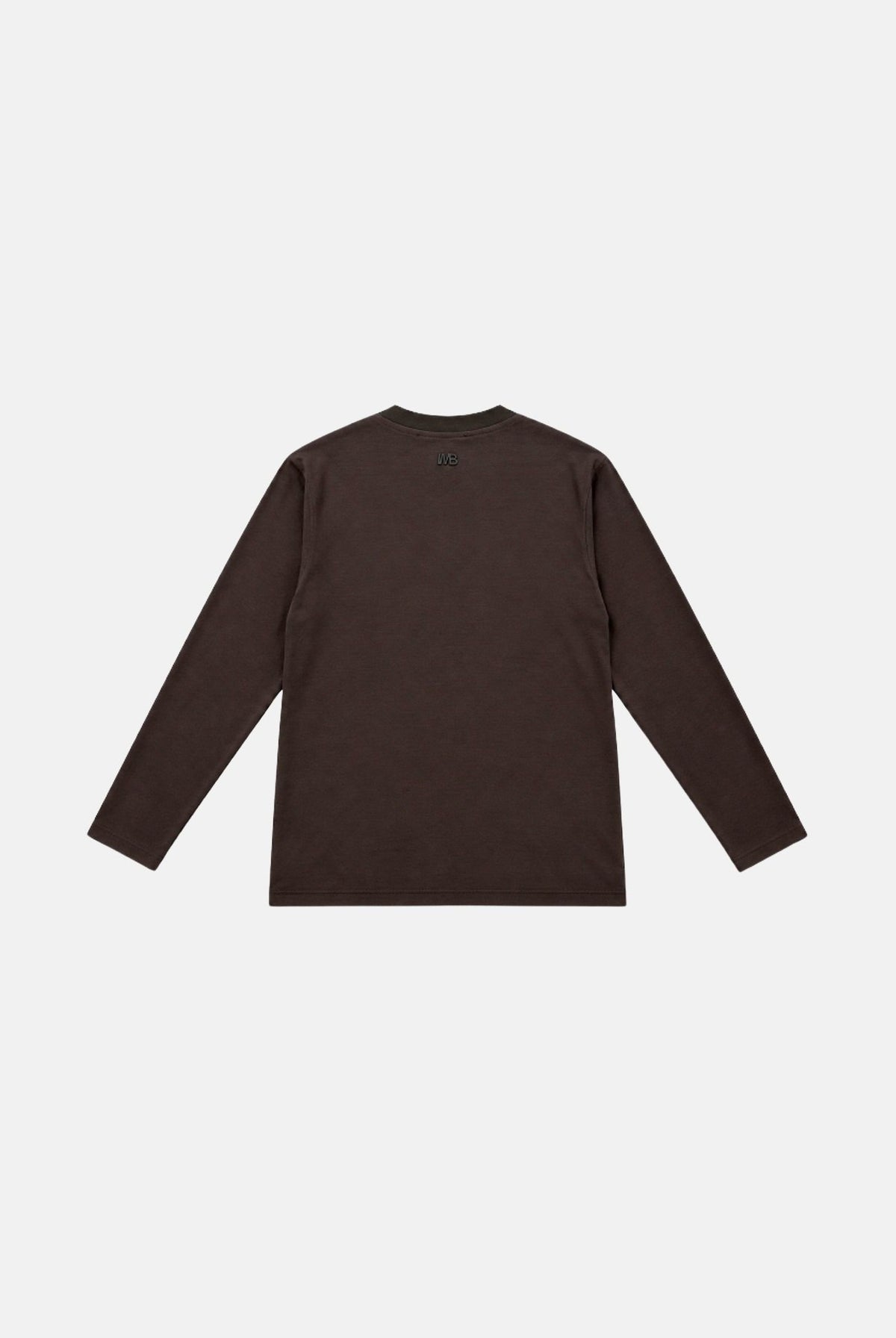 I'M BRIAN T-shirt manica lunga moro per uomo con design essenziale e vestibilità comoda. TS3932 020 I'M BRIAN