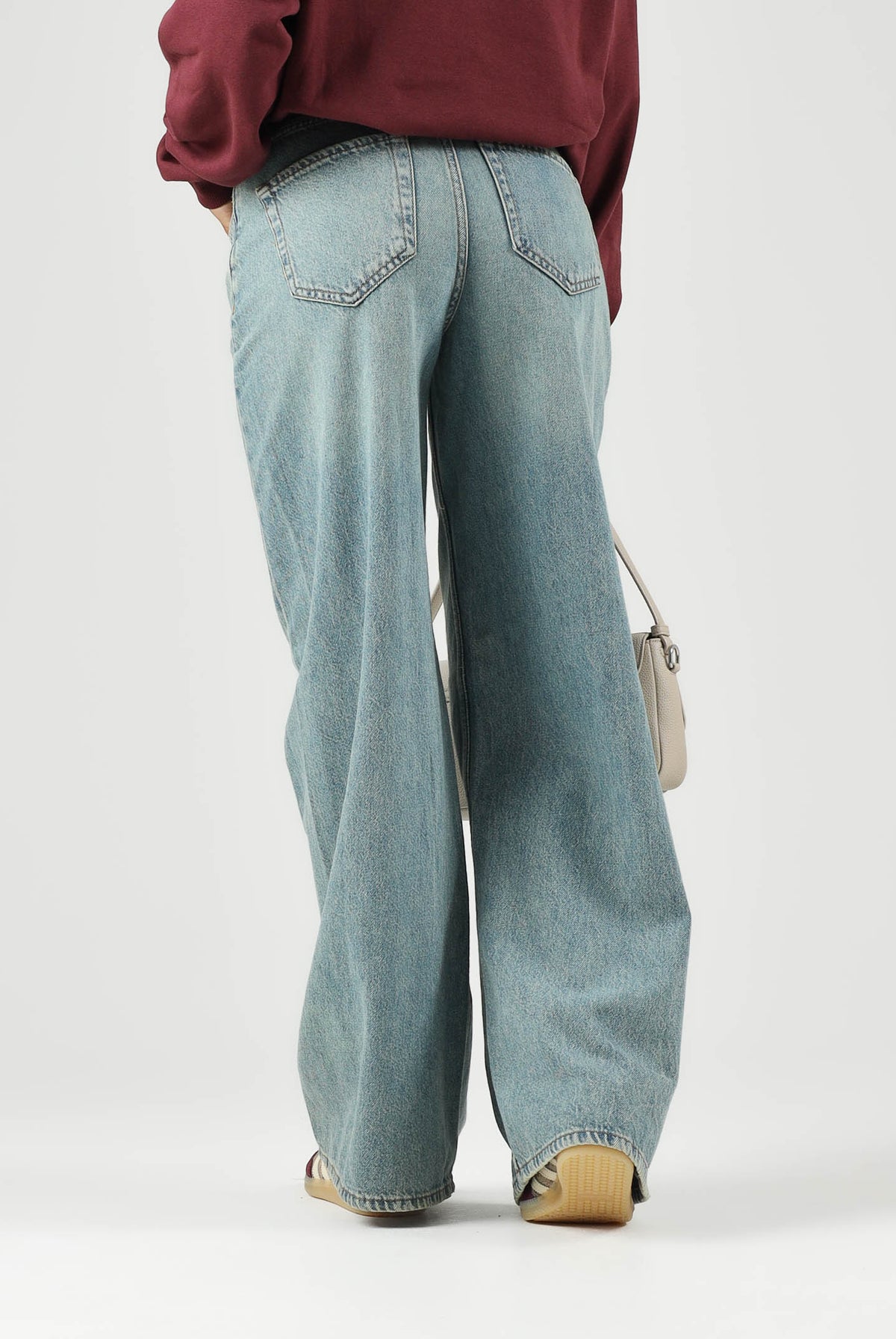 JDY Jeans JDYLIVE blu denim medio da donna con gamba ampia e vita regolare 15342782 MEBL JDY