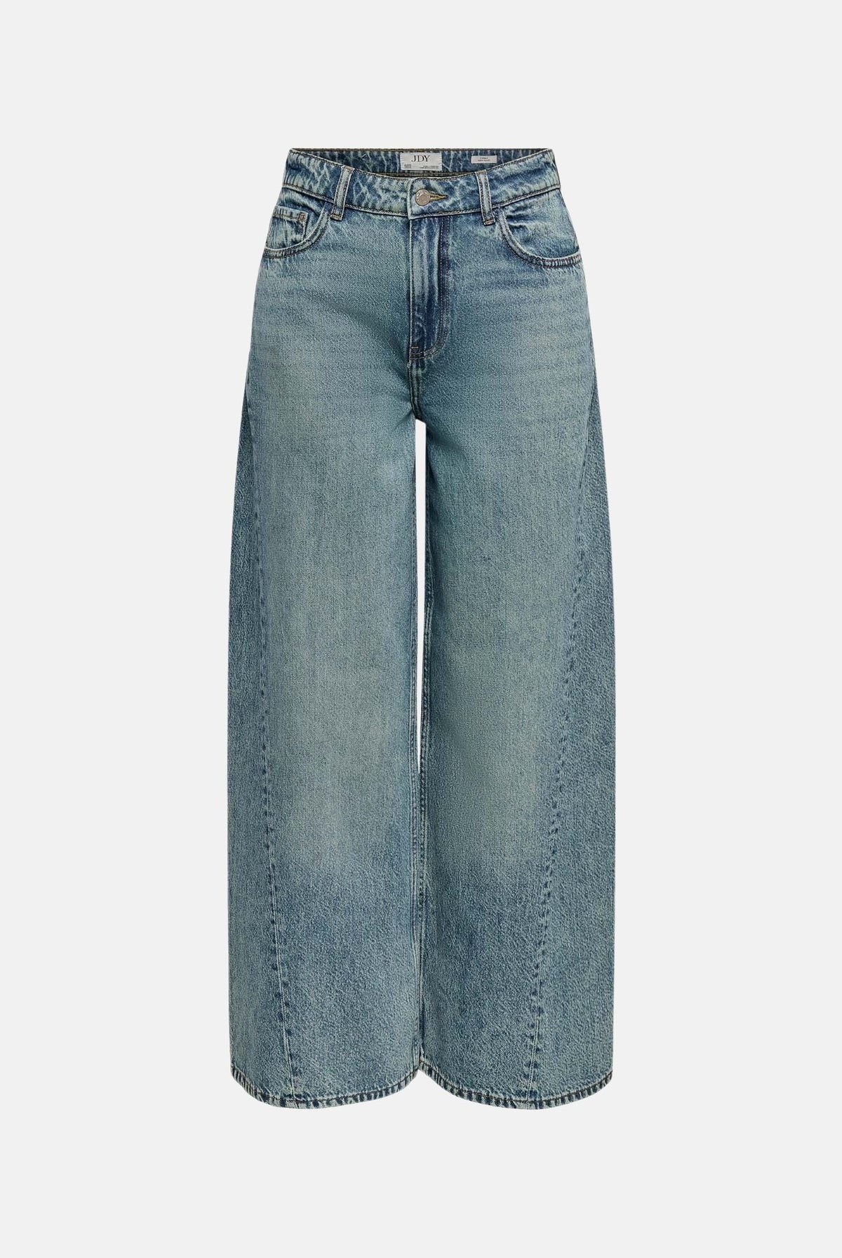 JDY Jeans JDYLIVE blu denim medio da donna con gamba ampia e vita regolare 15342782 MEBL JDY