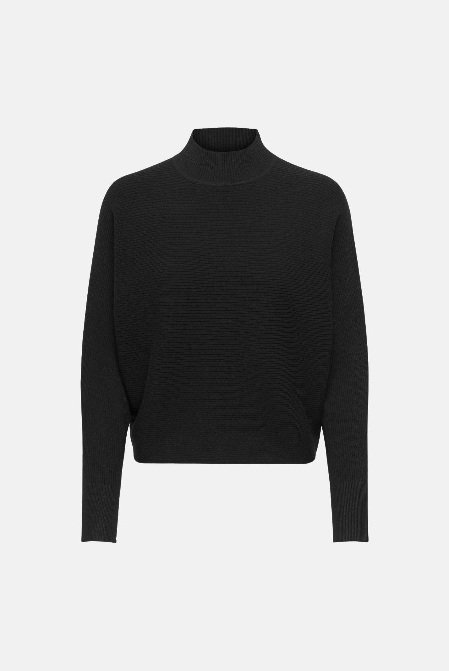 JDY Maglia JDYPRIME a collo alto nero da donna 15351898 BL JDY