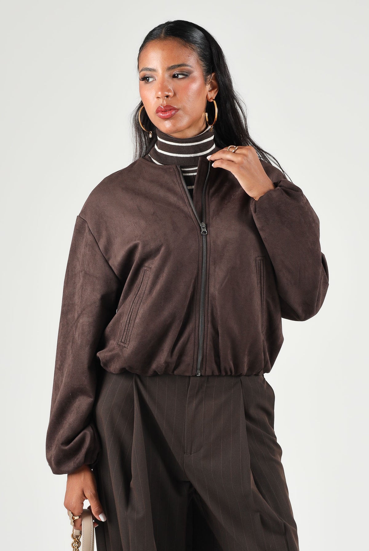 JDY Giubbotto-bomber JDYNEIL marrone caffè da donna 15367790 CHTO JDY