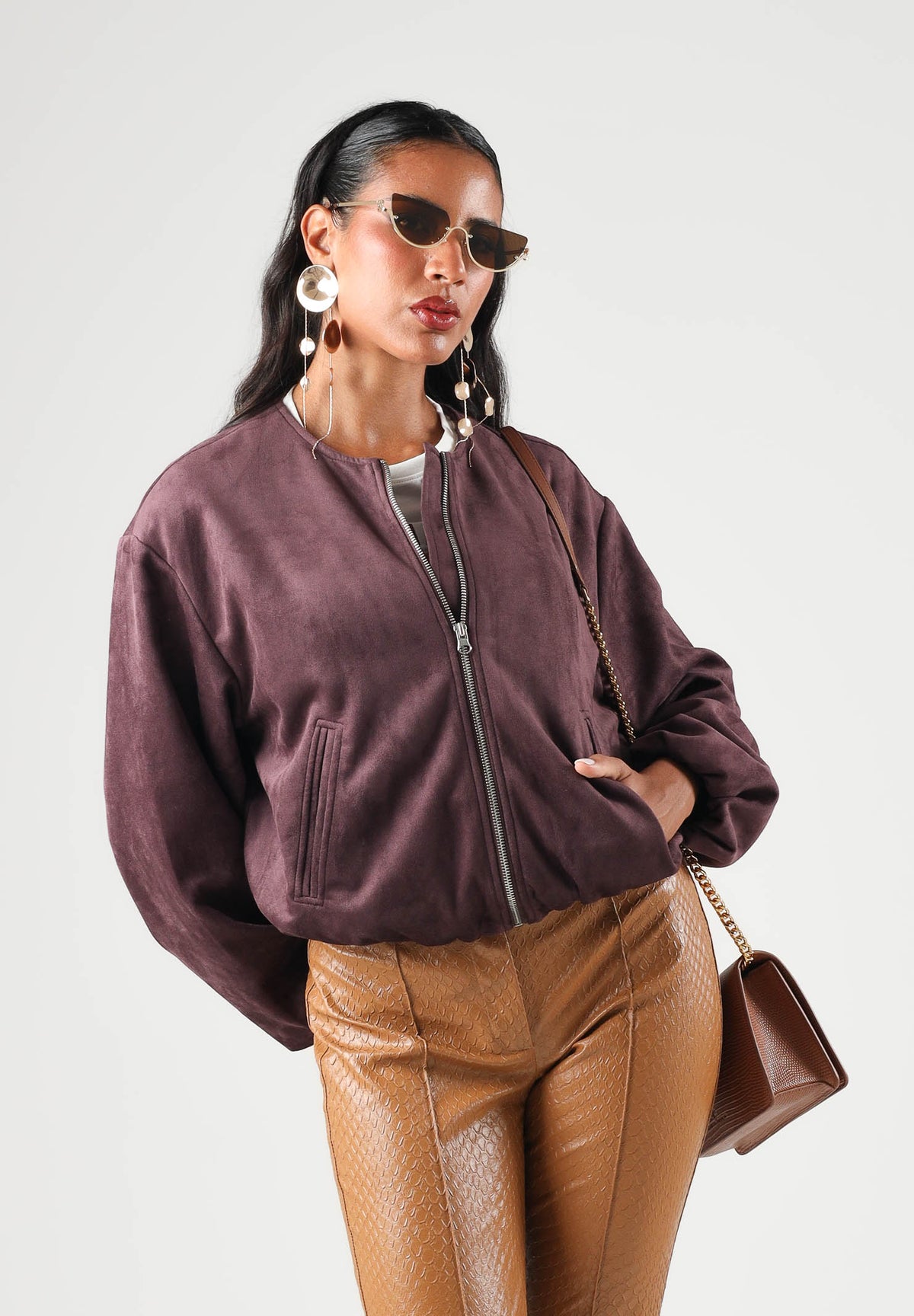 JDY Giubbotto-bomber JDYNEIL silve-fucsia da donna 15367790 HU JDY