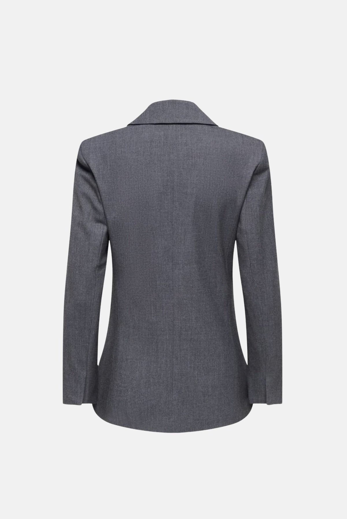 JDY Giacca monopetto grigio da donna con collo a rever e abbottonatura asimmetrica 15371417 DAGR JDY