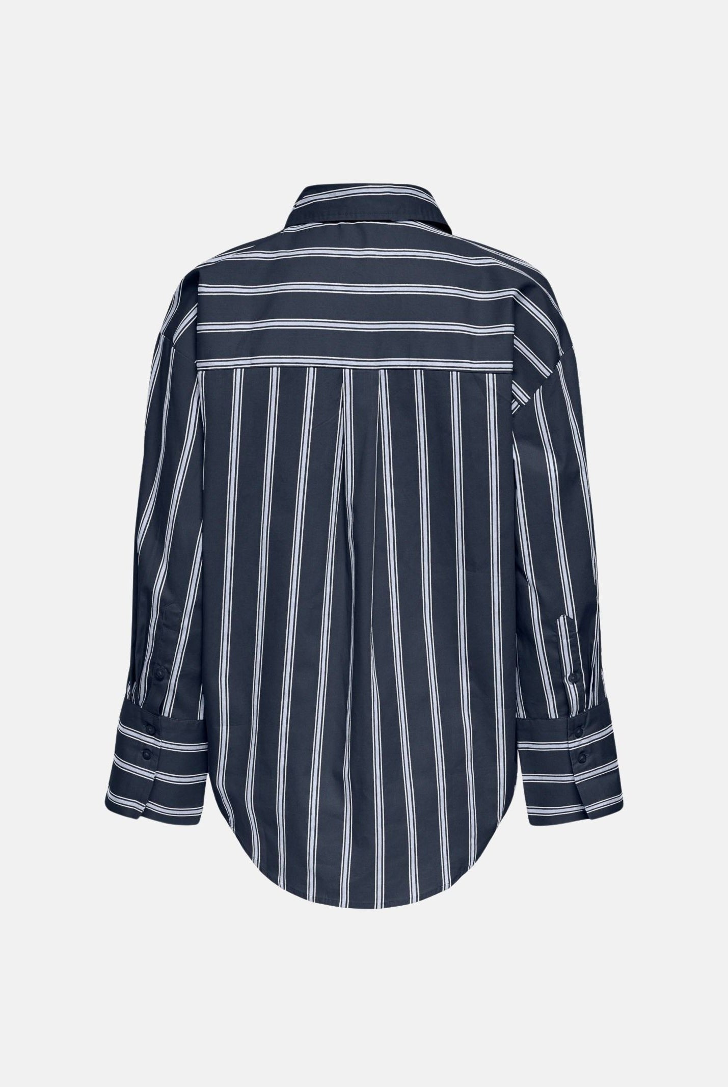 JDY Camicia JDYSERENA Navy Blazer SOFT blu da donna con fantasia a righe verticali multicolore. 15380444 NABL JDY